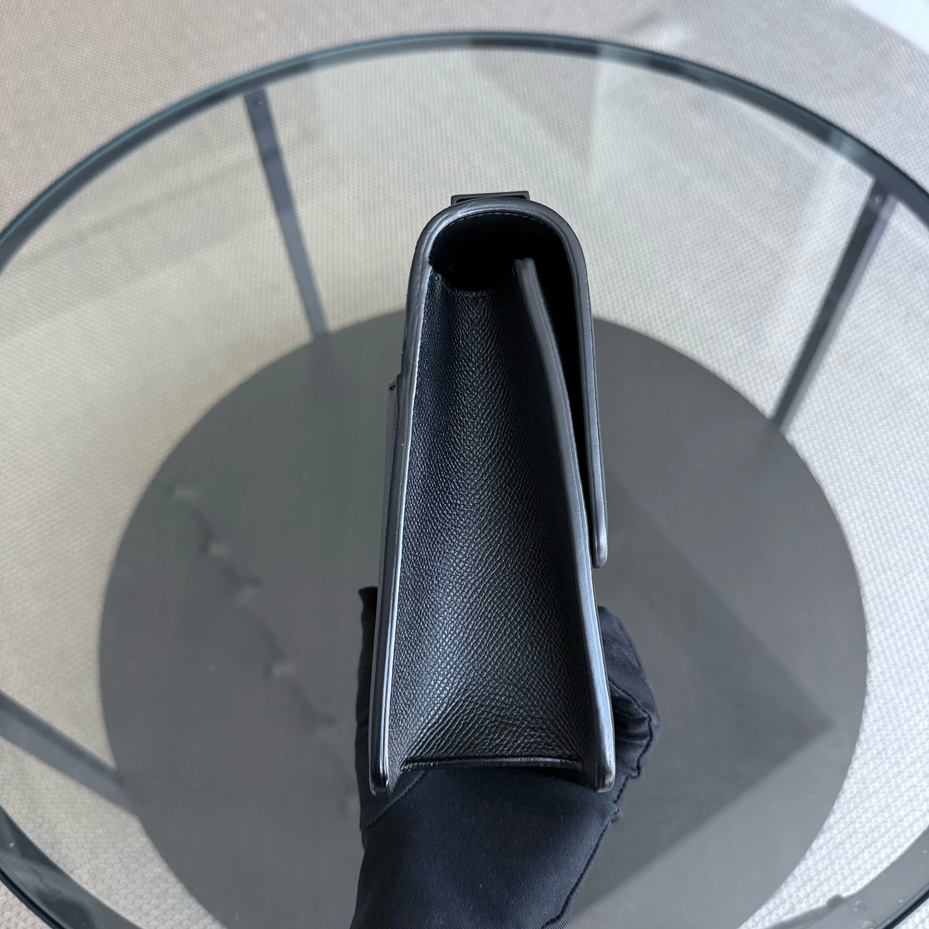 Dior 30 Montaigne 30 - Grained Calfskin All Black