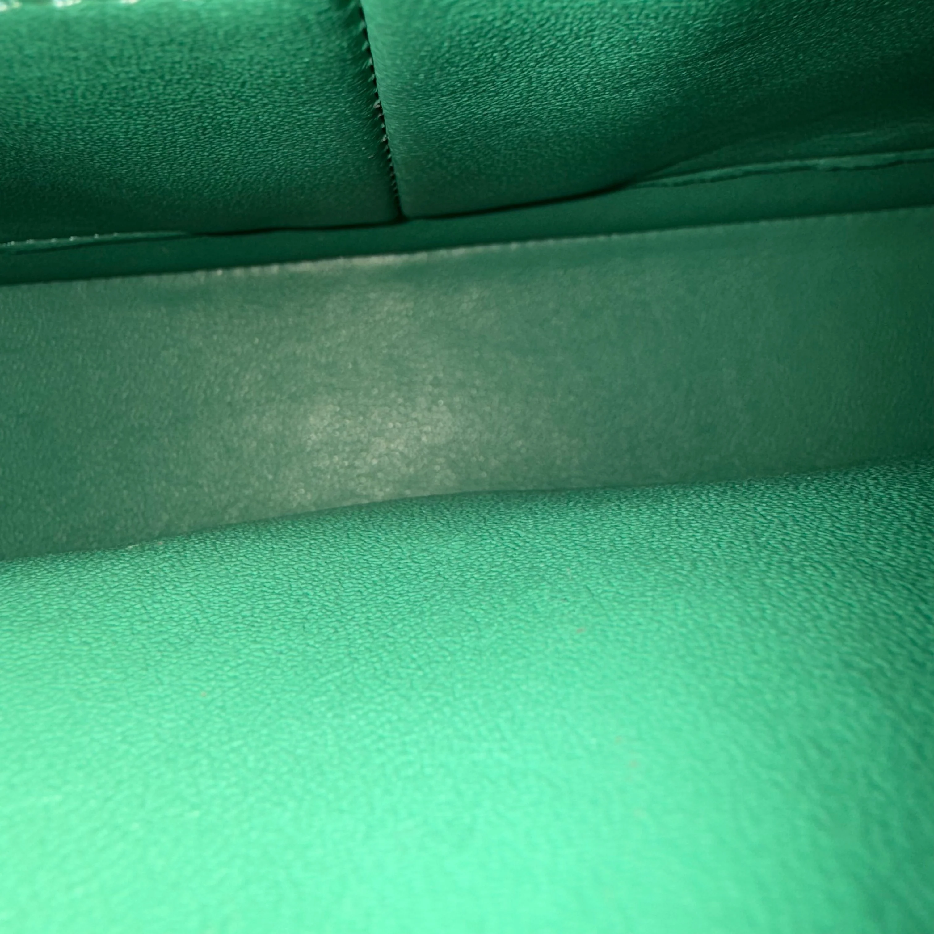 Chanel Classic Flap Medium - 25CM Quilted Lambskin Light Green Silver Hardware Series 16