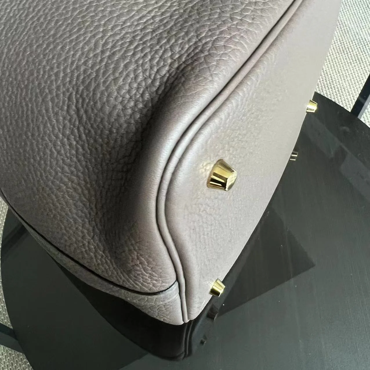 Hermes Picotin 22 - Etoupe Clemence Golden Hardware