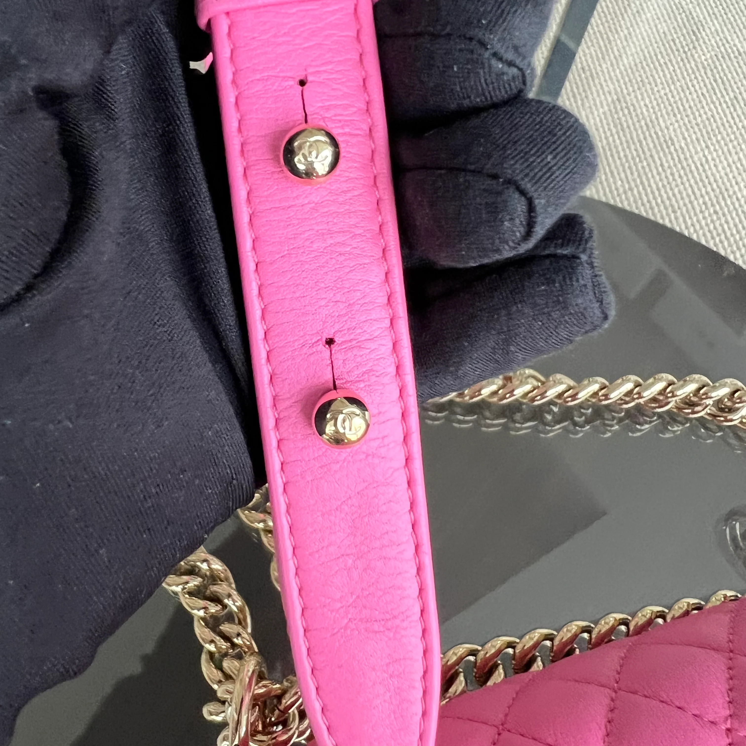 *Calfskin* Chanel Boy Small 20CM Quilted Calfskin Sakura Pink Leboy Golden Hardware Series 26 - Best Luxury Designers