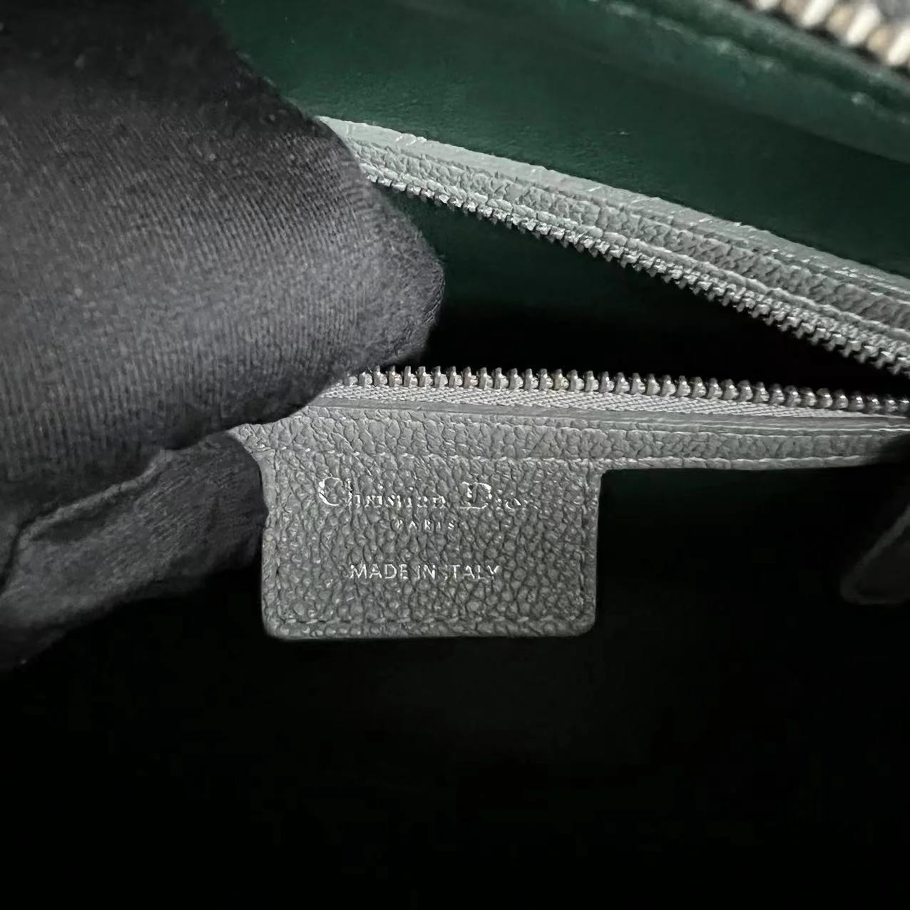 *Caviar* Dior Lady Large Cannage Caviar Grained Calfskin Grey Gray SHW NO STRAP - Best Luxury Designers