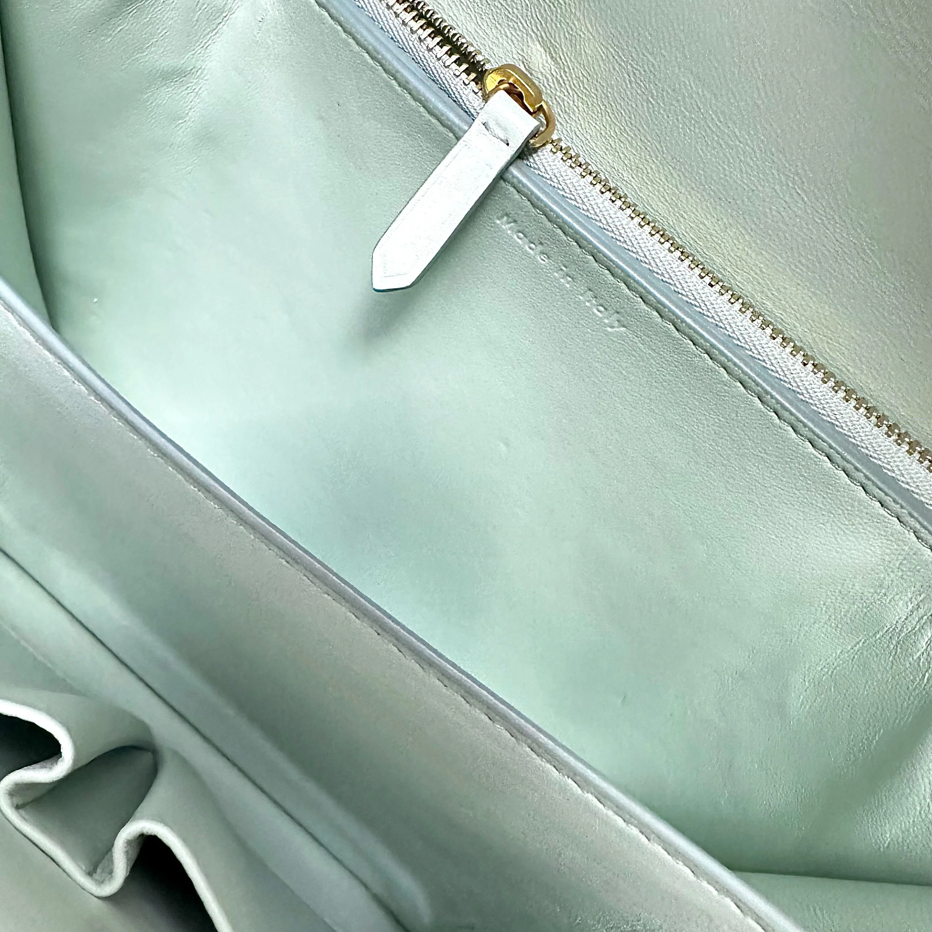 Celine Classic Box Smooth Calfskin Mint Green GHW - Best Luxury Designers