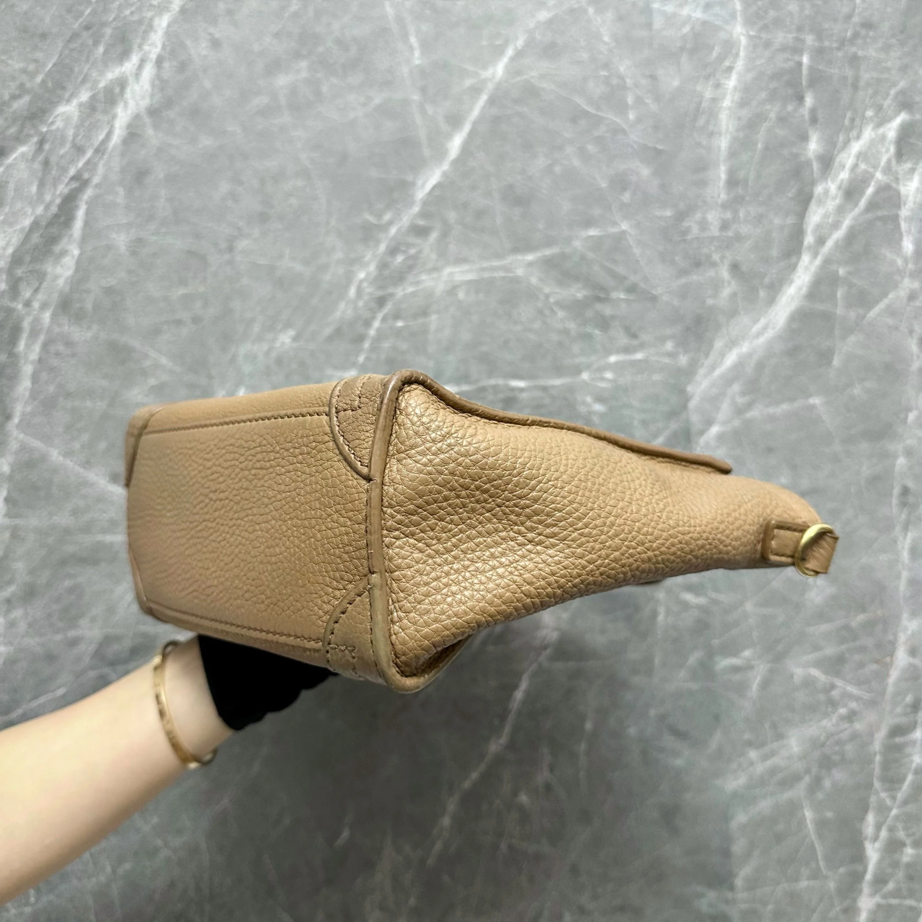 Celine Luggage Mini Camel Beige Top Handle Bag - Best Luxury Designers