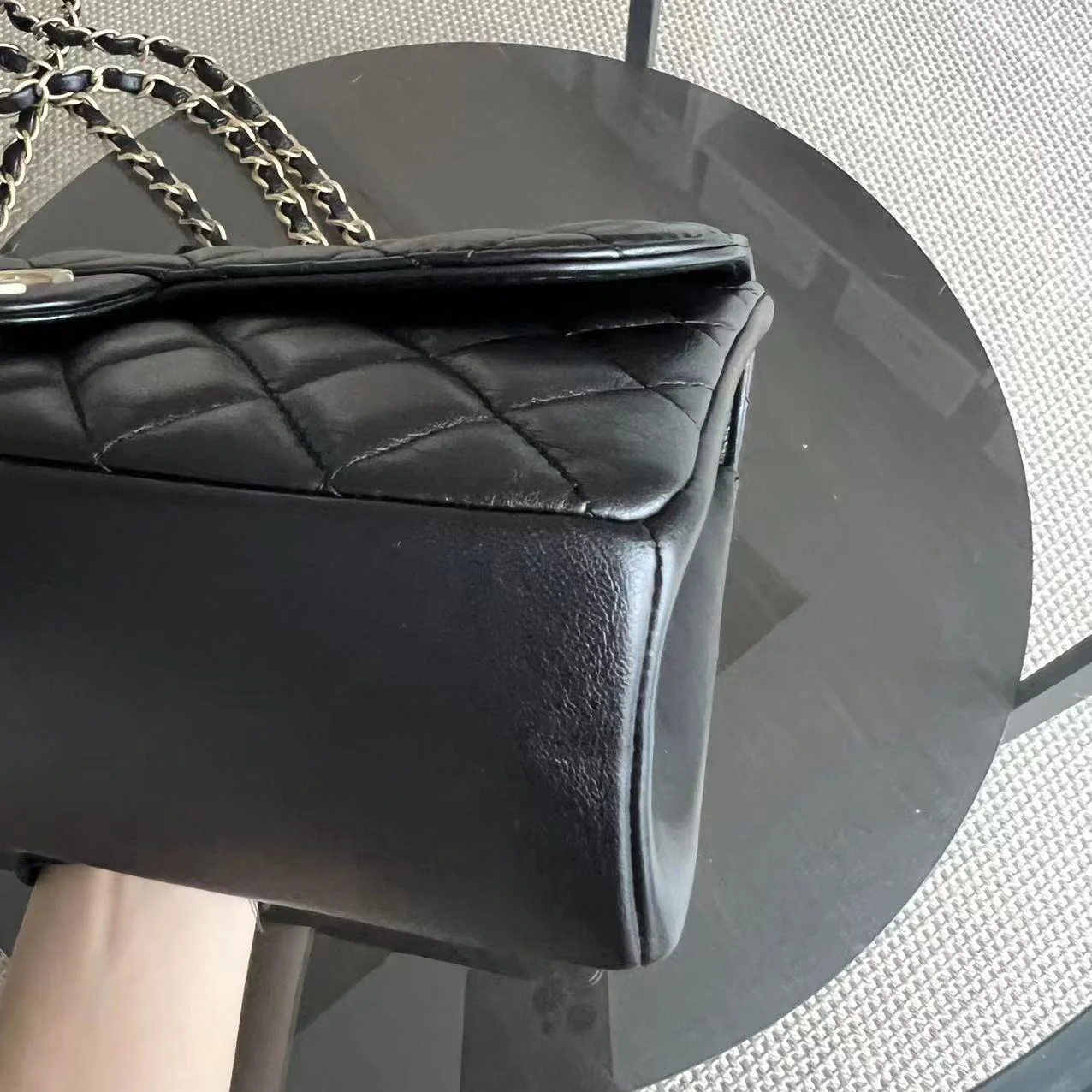 Chanel Chic Flap - 26CM Seasonal Classic Flap Quilted Lambskin Black Golden Hardware Series 21