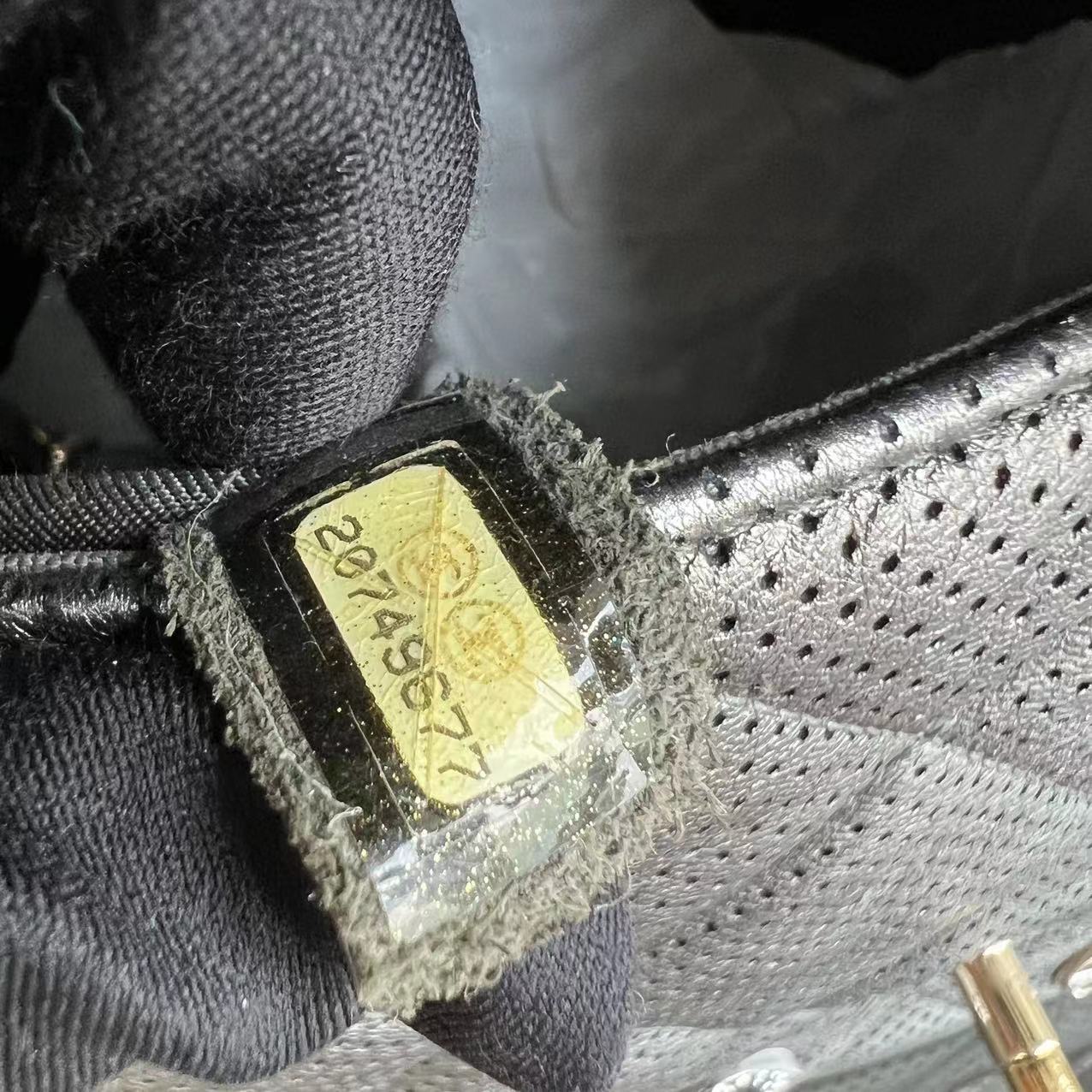 Chanel 2015 Cruise Paris-Dubai Seasonal Flap Perforated Metallic Grey Golden Hardware Series 20 - Best Luxury Designers