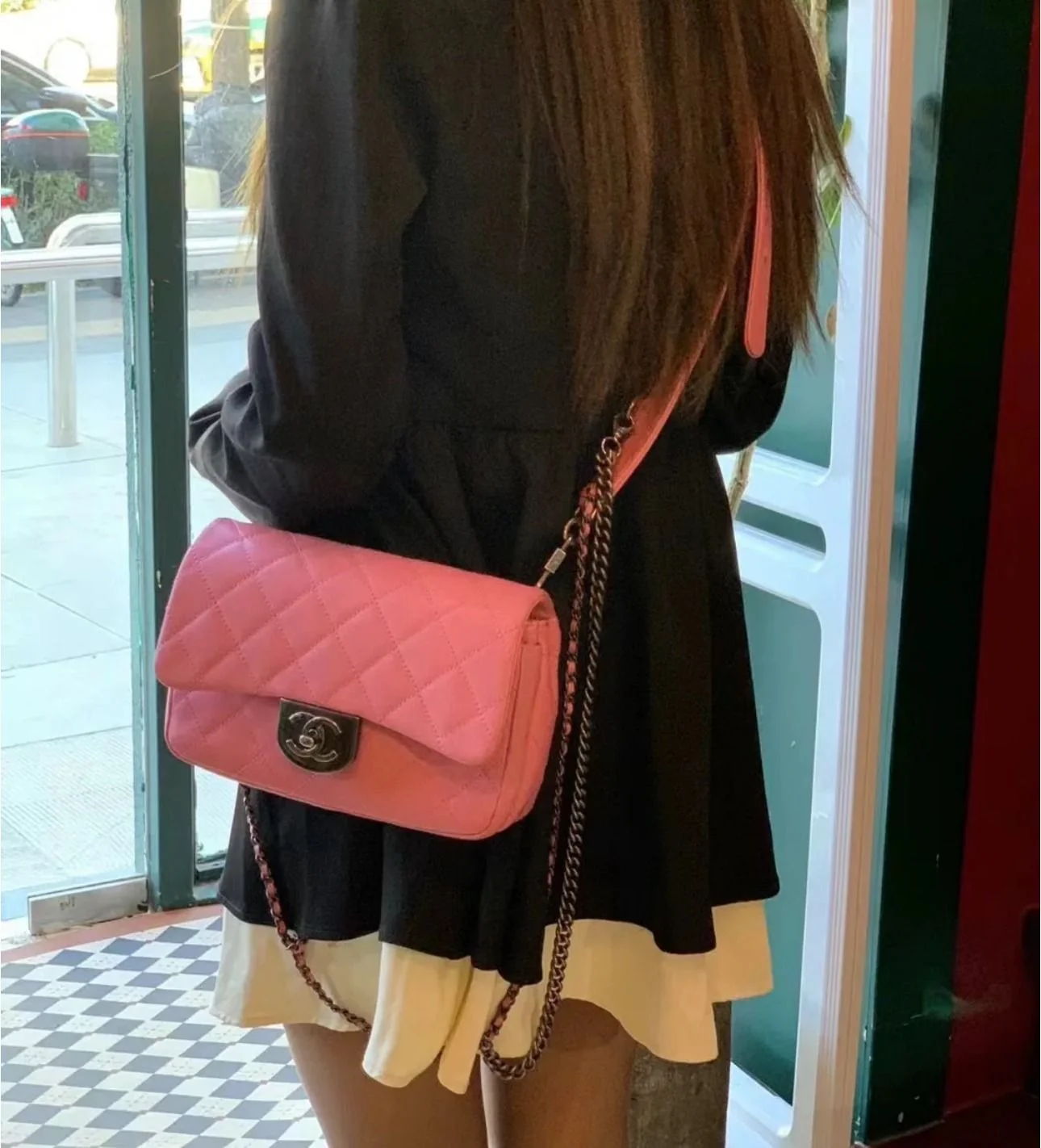 Chanel 2016 Seasonal Flap Two Way Quilted Grained Calfskin Red No 21 - Best Luxury Designers