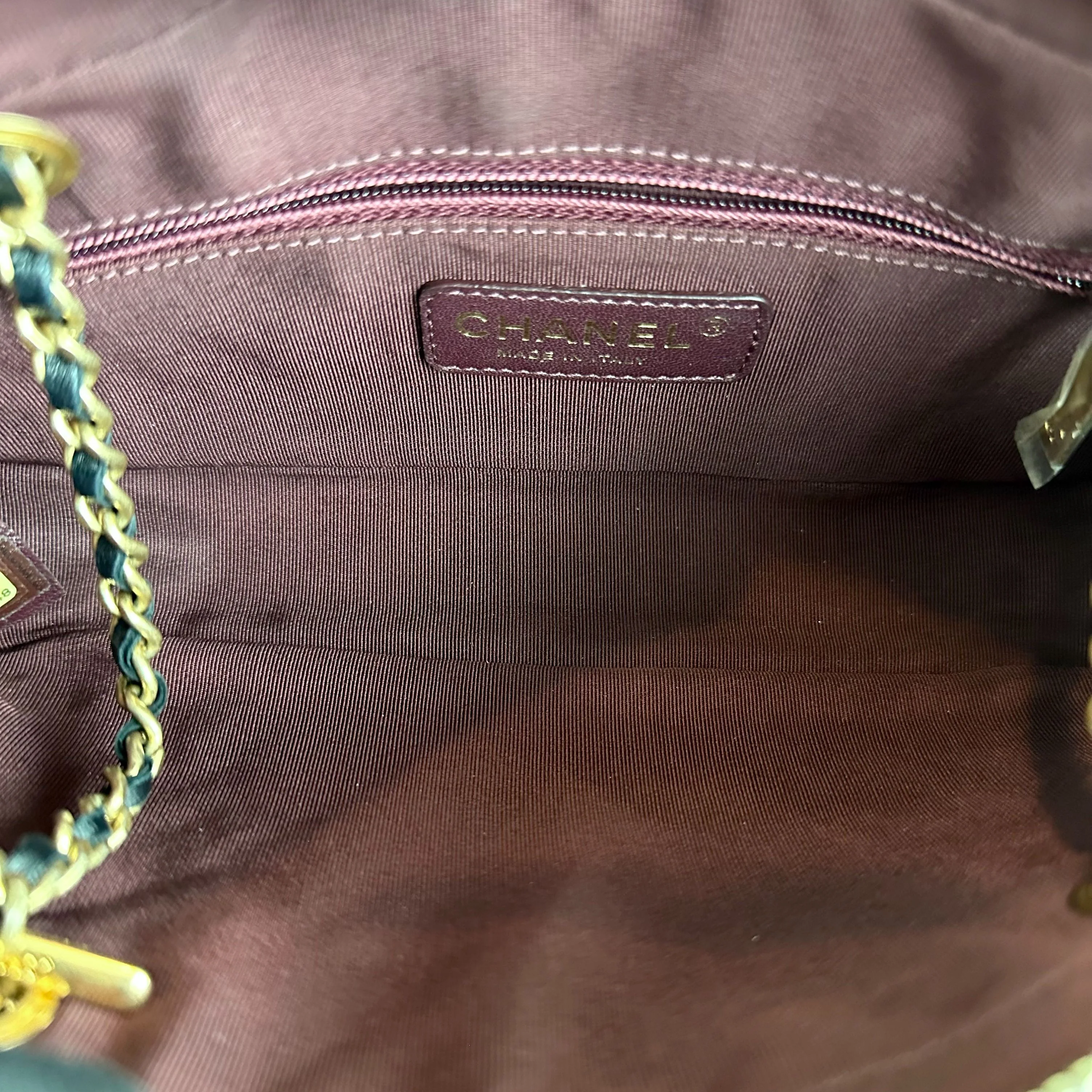 Chanel Camera Chevron Calfskin Small Black Shoulder Bag No 21 - Best Luxury Designers