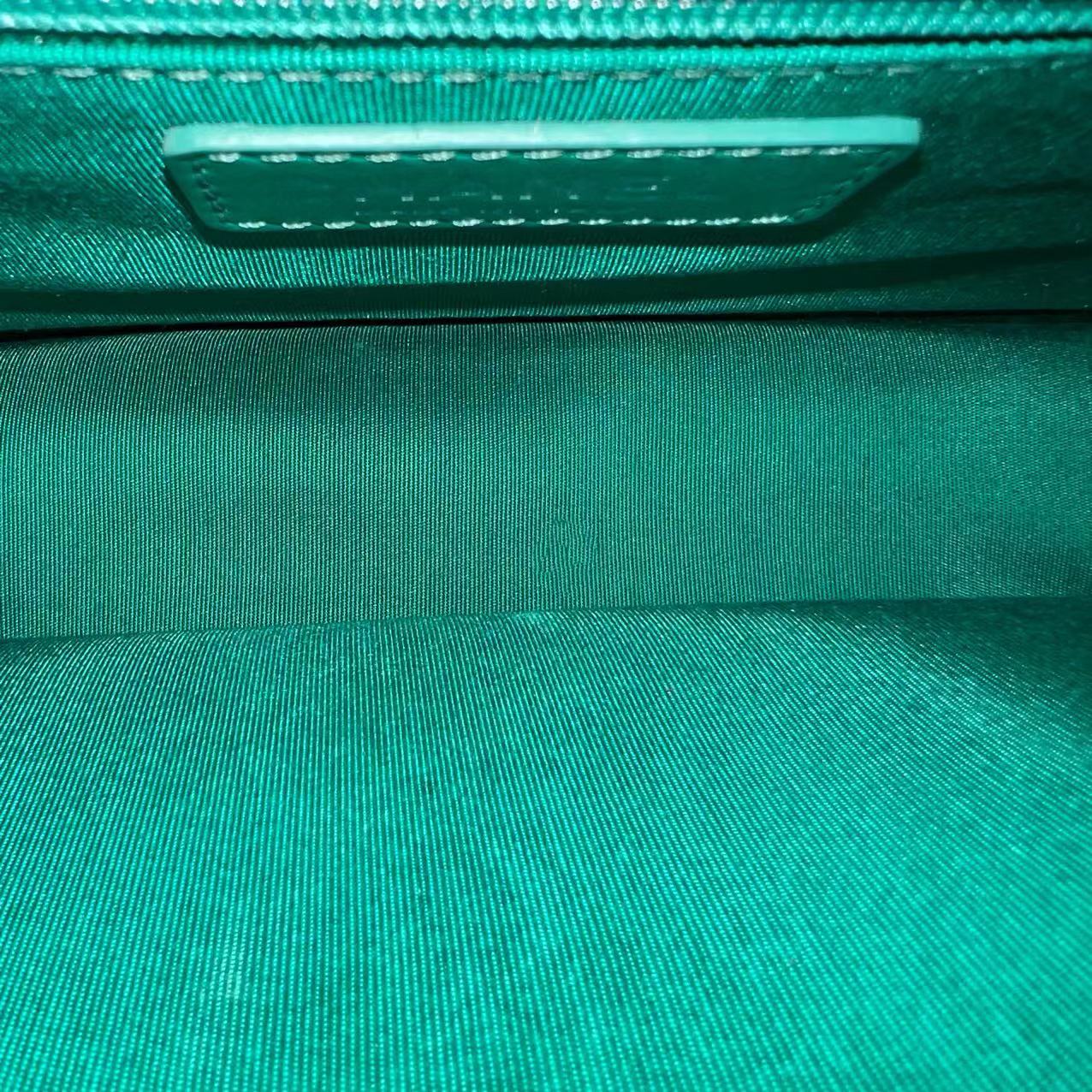 Chanel Caviar 25CM 2017 Urban Handle Quilted Grained Calfskin Green Blue Silver Hardware Series 23 - Best Luxury Designers