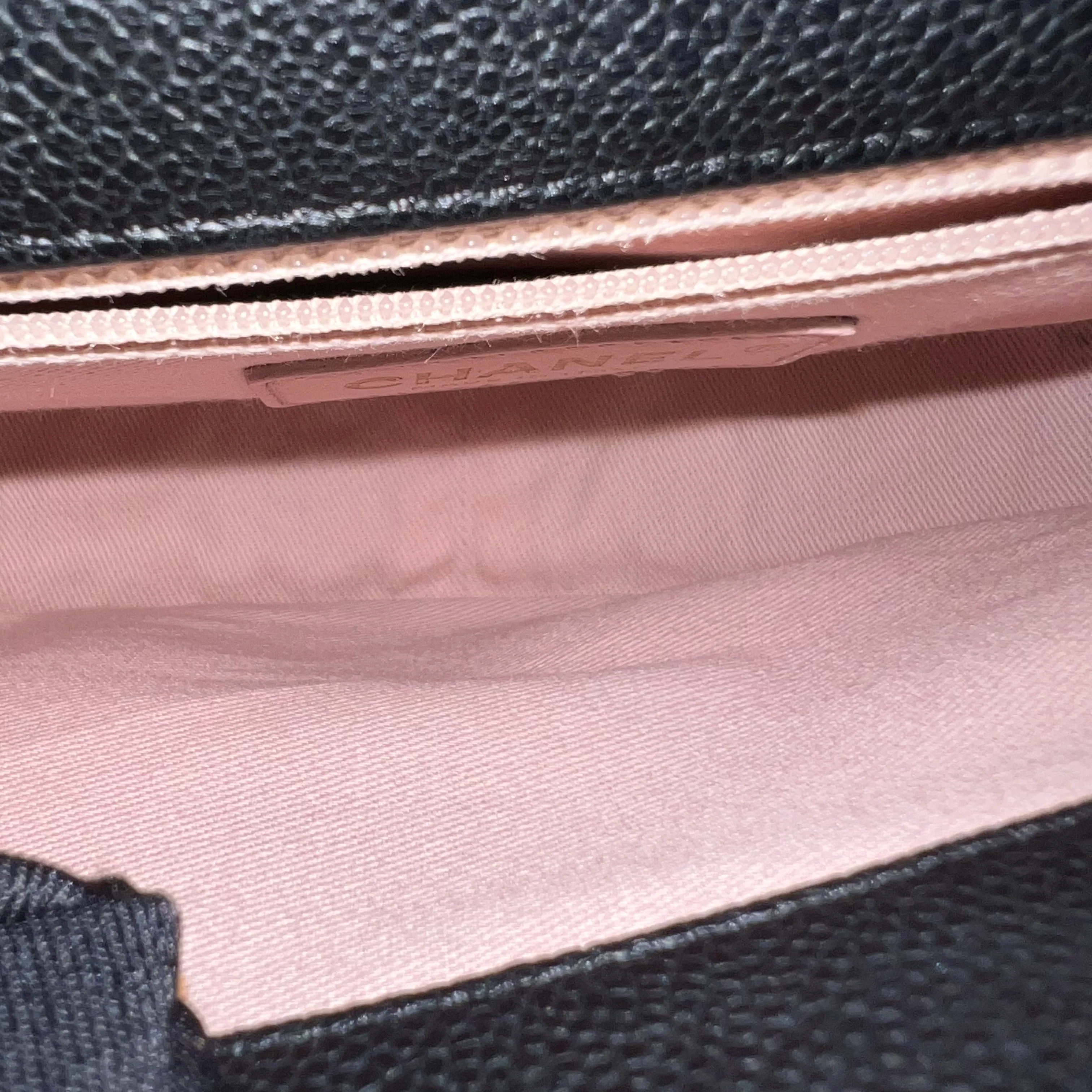 Chanel Caviar Coco Curve Cuba Thread Around Grained Calfskin Black Golden Hardware Series 23 - Best Luxury Designers