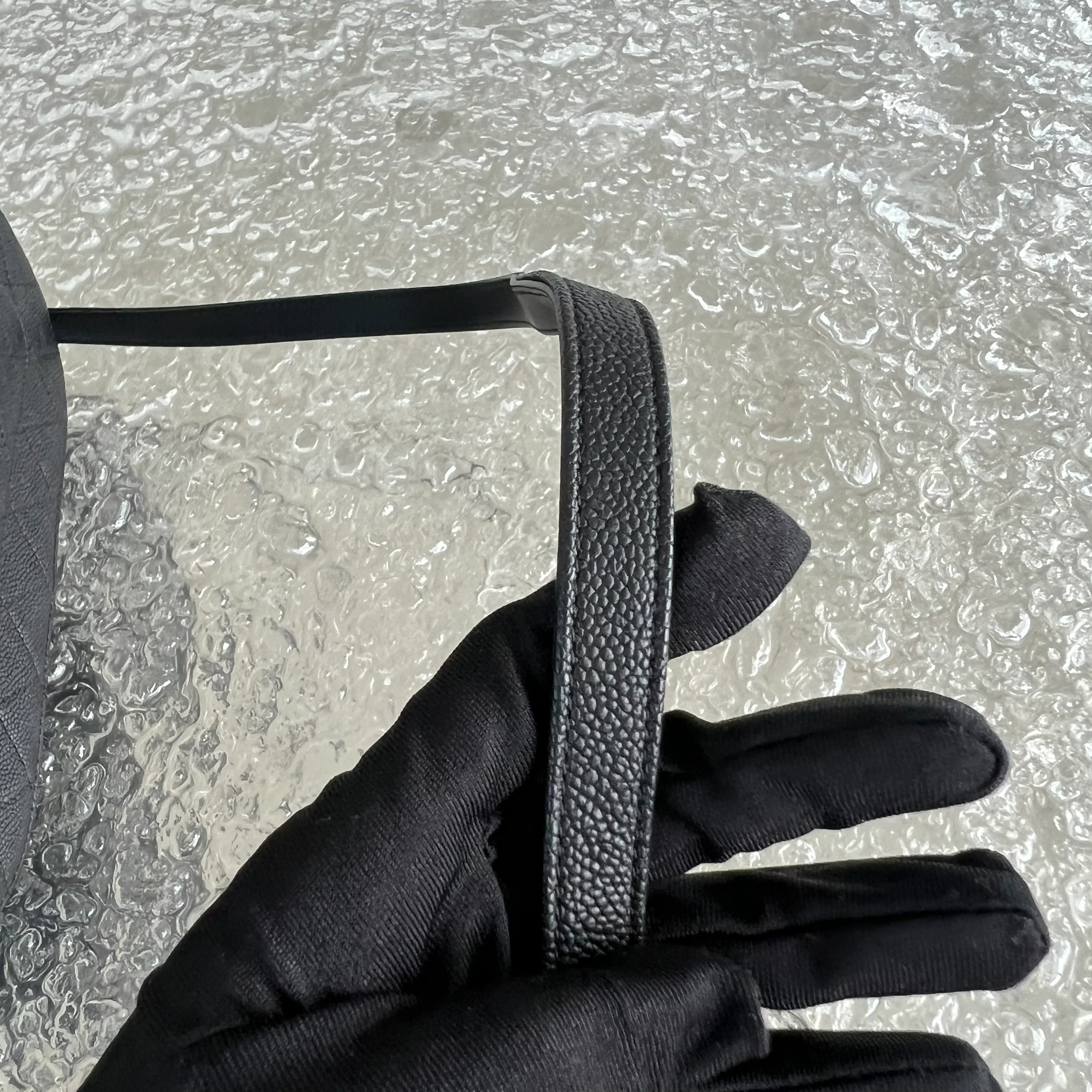 Chanel Caviar Coco Curve Cuba Thread Around Grained Calfskin Black Golden Hardware Series 23 - Best Luxury Designers