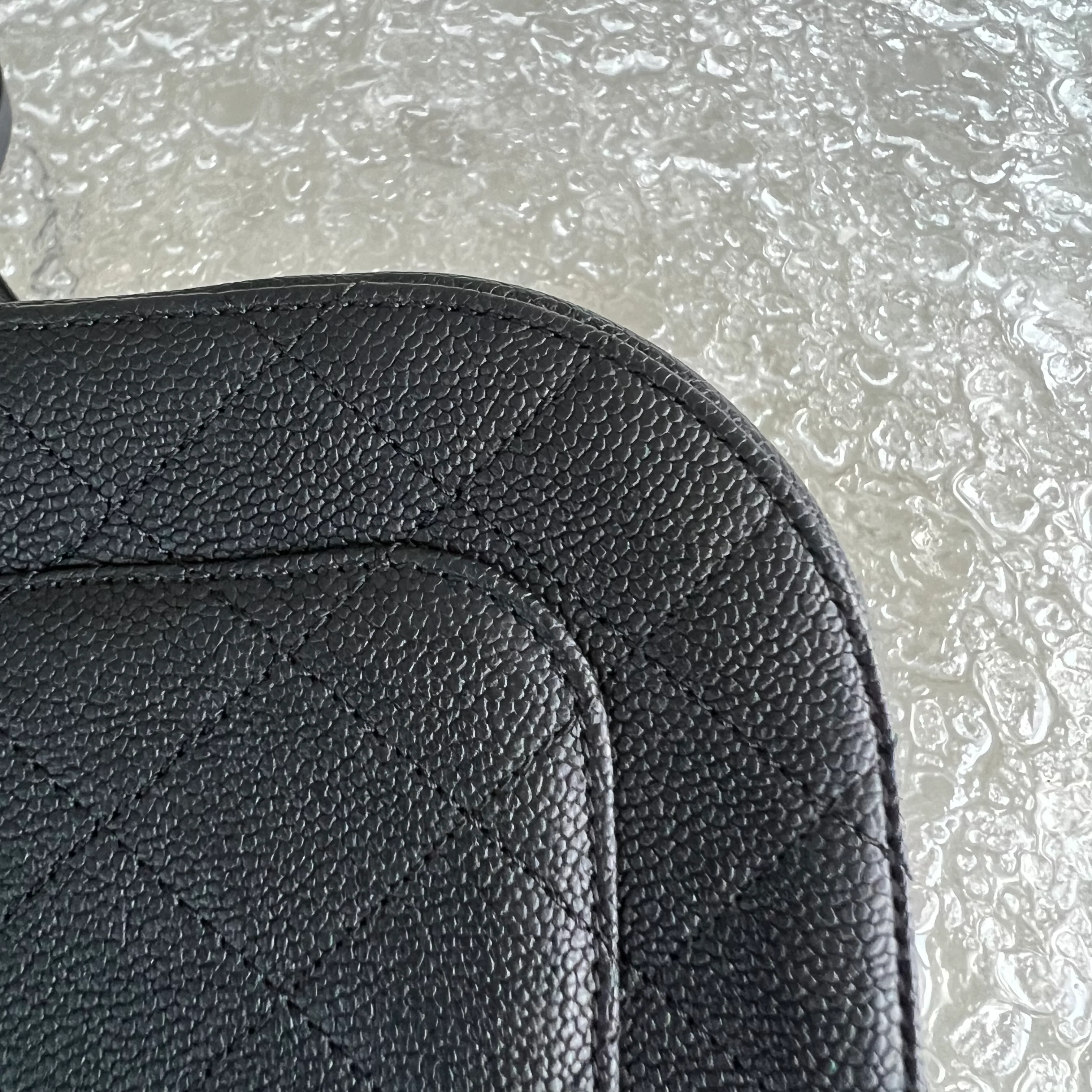 Chanel Caviar Coco Curve Cuba Thread Around Grained Calfskin Black Golden Hardware Series 23 - Best Luxury Designers