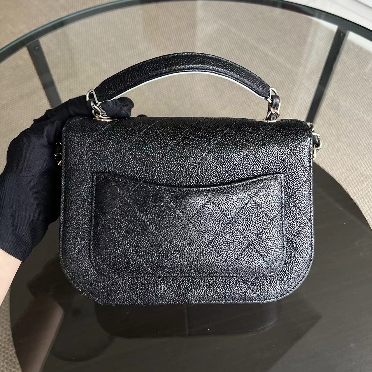 Chanel Caviar Cuba Coco Quilted Calfskin Cross Body Black GHW No 25 - Best Luxury Designers
