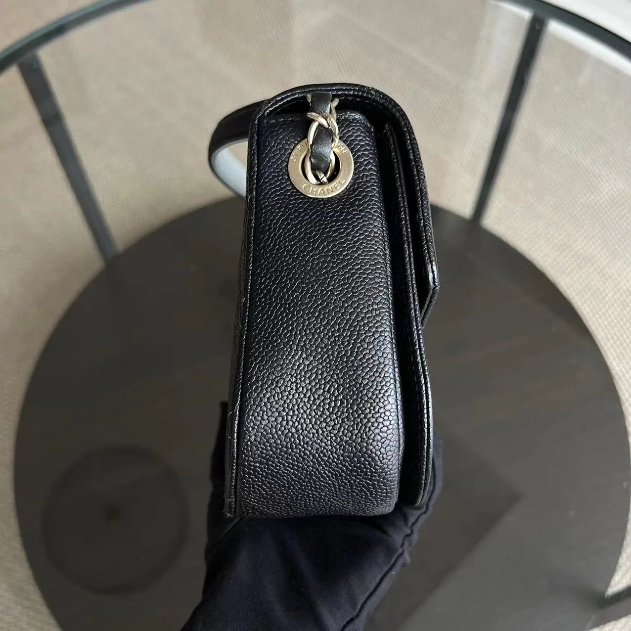 Chanel Caviar Cuba Coco Quilted Calfskin Cross Body Black GHW No 25 - Best Luxury Designers