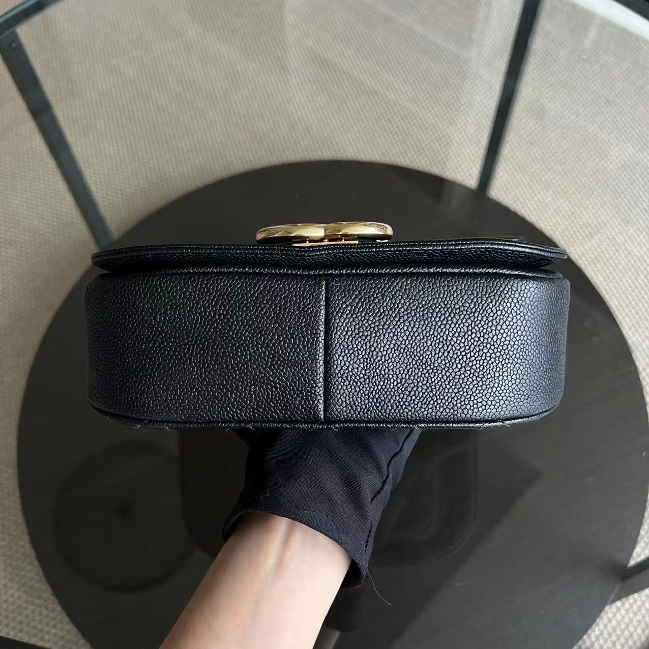 Chanel Caviar Cuba Coco Quilted Calfskin Cross Body Black GHW No 25 - Best Luxury Designers