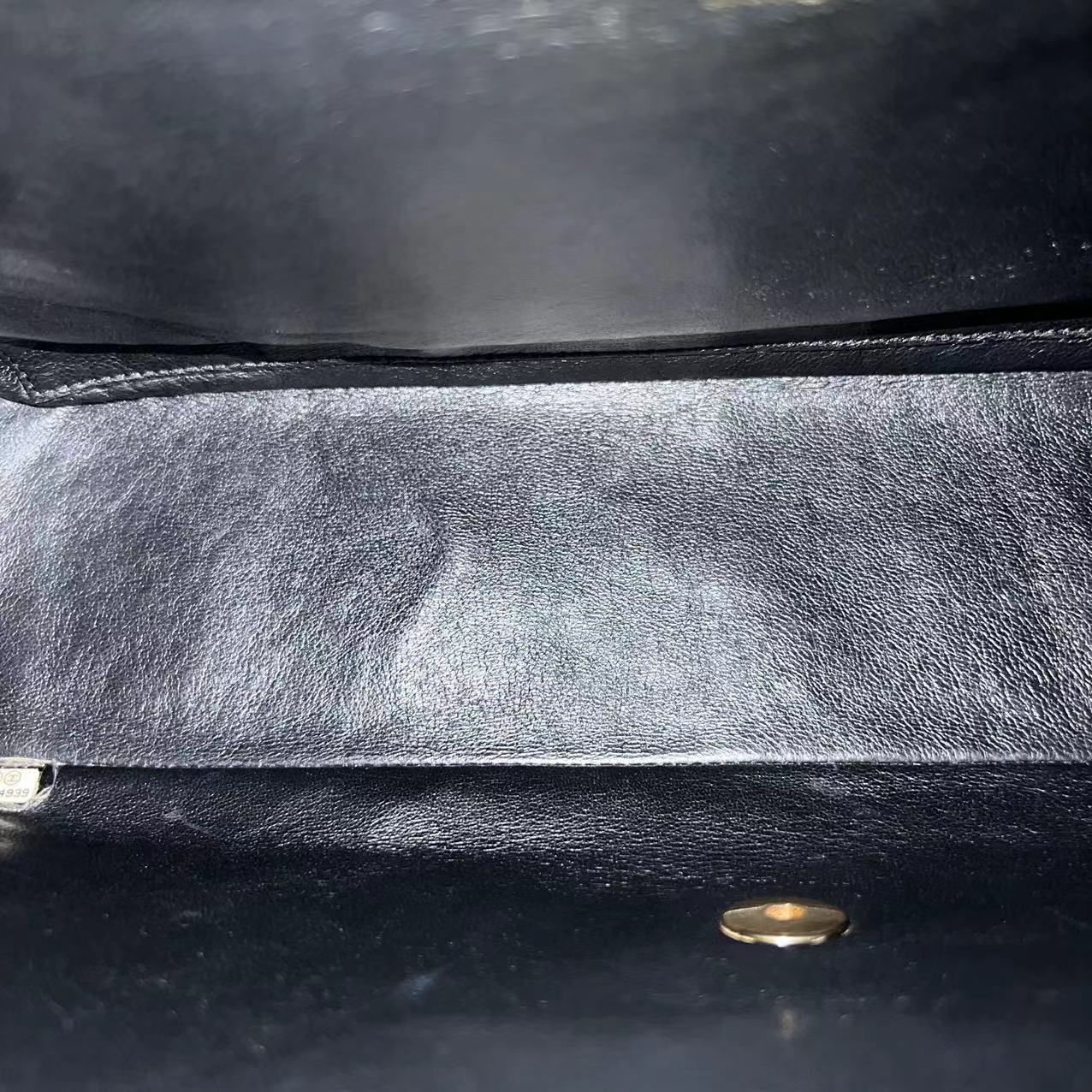 Chanel Caviar Maxi Classic Flap Single Flap Quilted Grained Calfskin Black Golden Hardware Series 13 - Best Luxury Designers