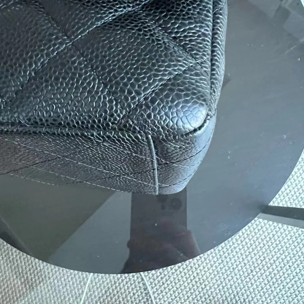 Chanel Caviar Maxi Double Flap Classic Flap 33CM Quilted Grained Calfskin Black Golden Hardware Series 14 - Best Luxury Designers