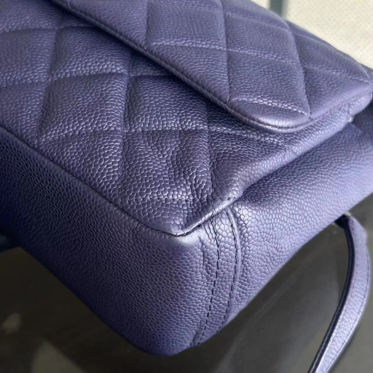 Chanel Caviar Quilted Jumbo Matelasse Seasonal Flap Quilted Calfskin SHW No 16 - Best Luxury Designers