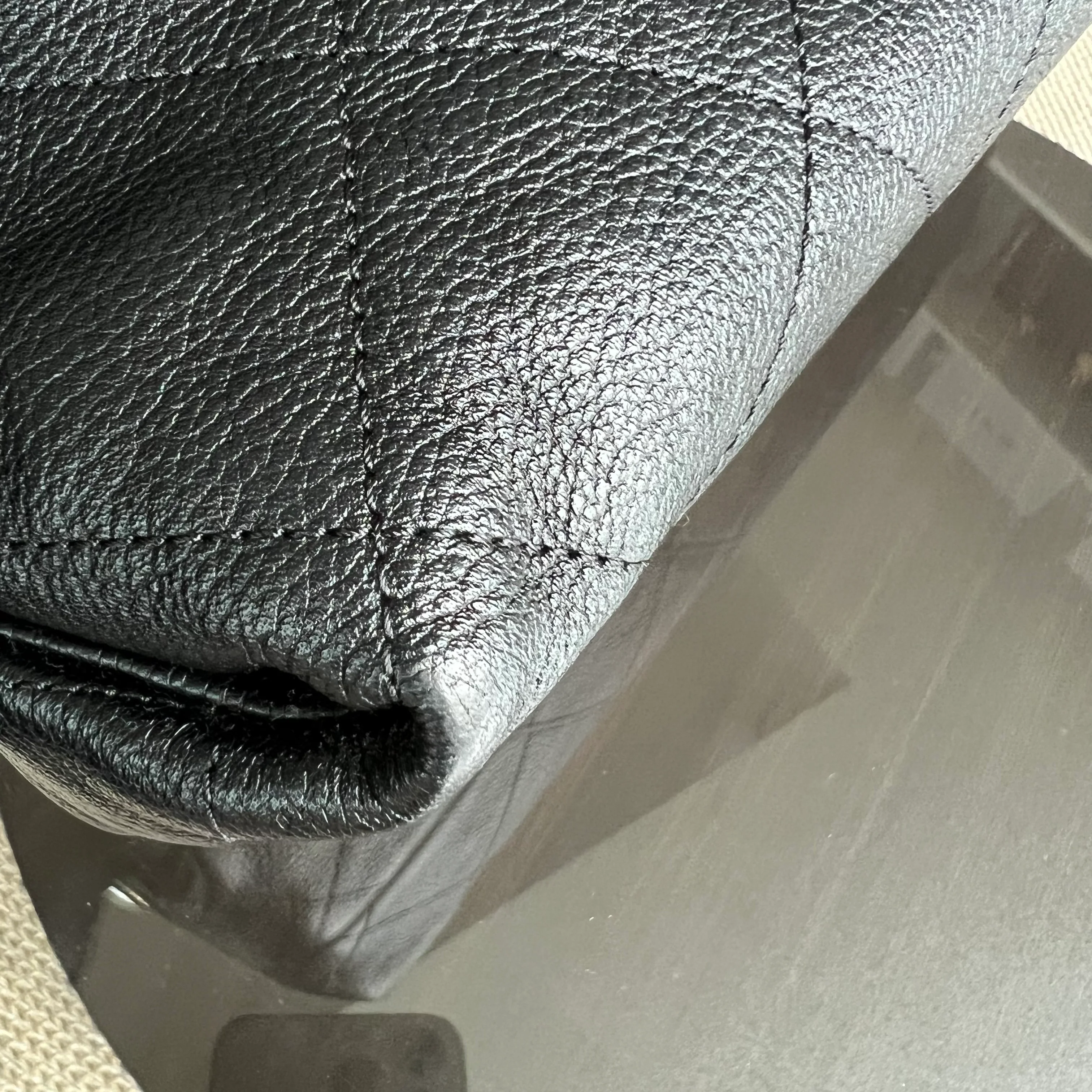 Chanel Caviar Seasonal Flap Braided With Style Quilted Grained Calfskin Black Silver Hardware Series 25 - Best Luxury Designers