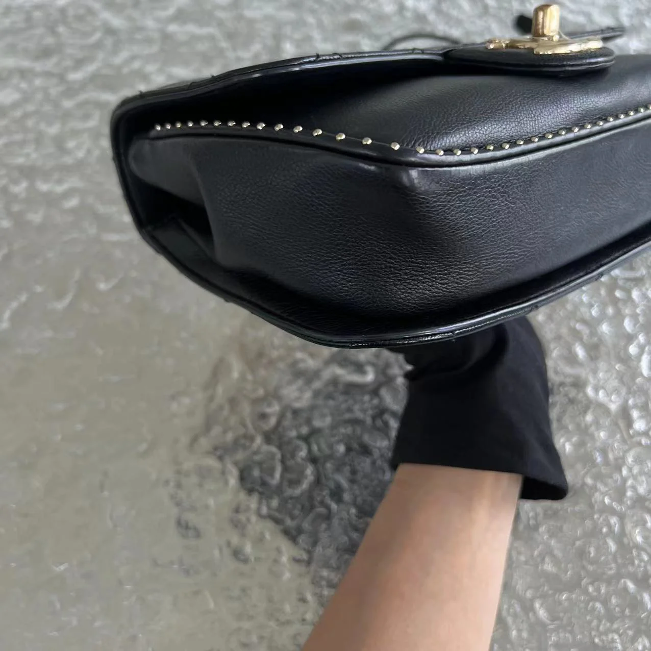 Chanel Caviar Seasonal Flap Quilted Calfskin Black Golden Hardware Series 24 - Best Luxury Designers