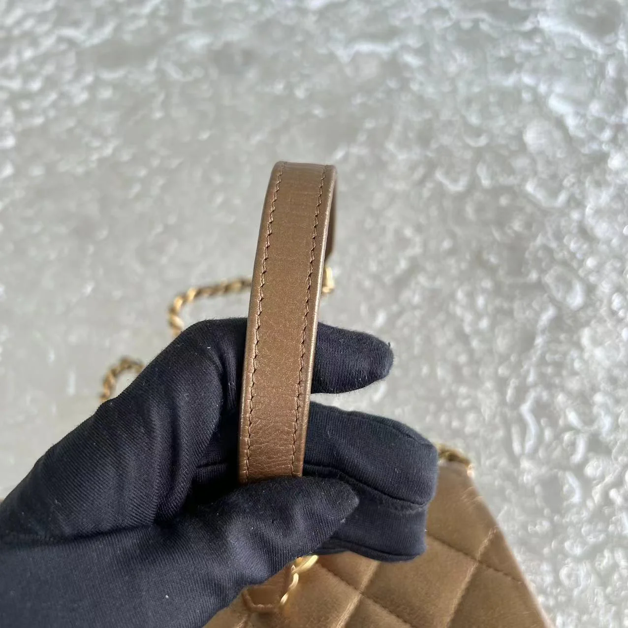 Chanel Classic Flap Seasonal Flap Medium 25CM Quilted Calfskin Bronze Golden Hardware Series 21 - Best Luxury Designers