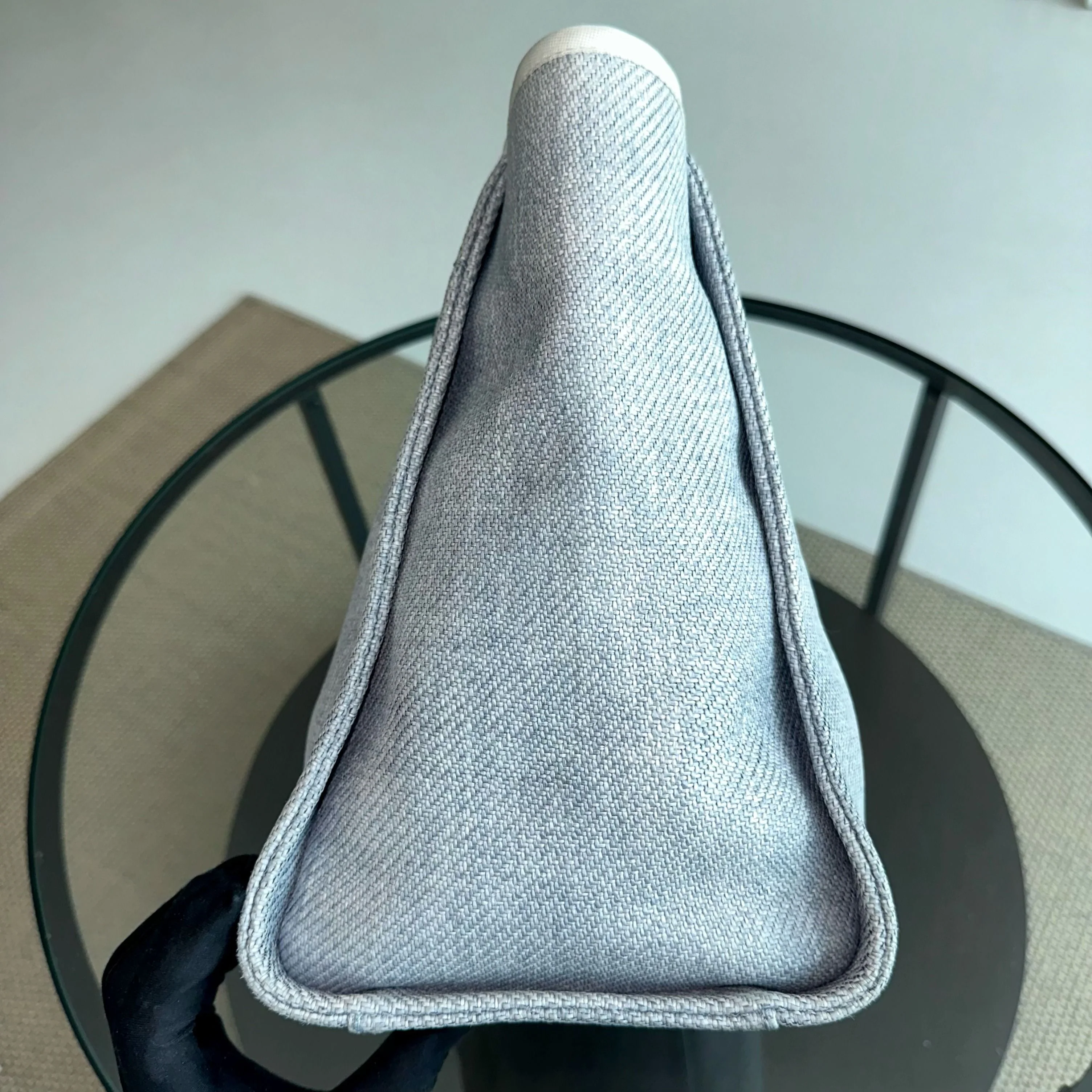 Chanel Deauville Large Light Blue Canvas SHW No 18 - Best Luxury Designers