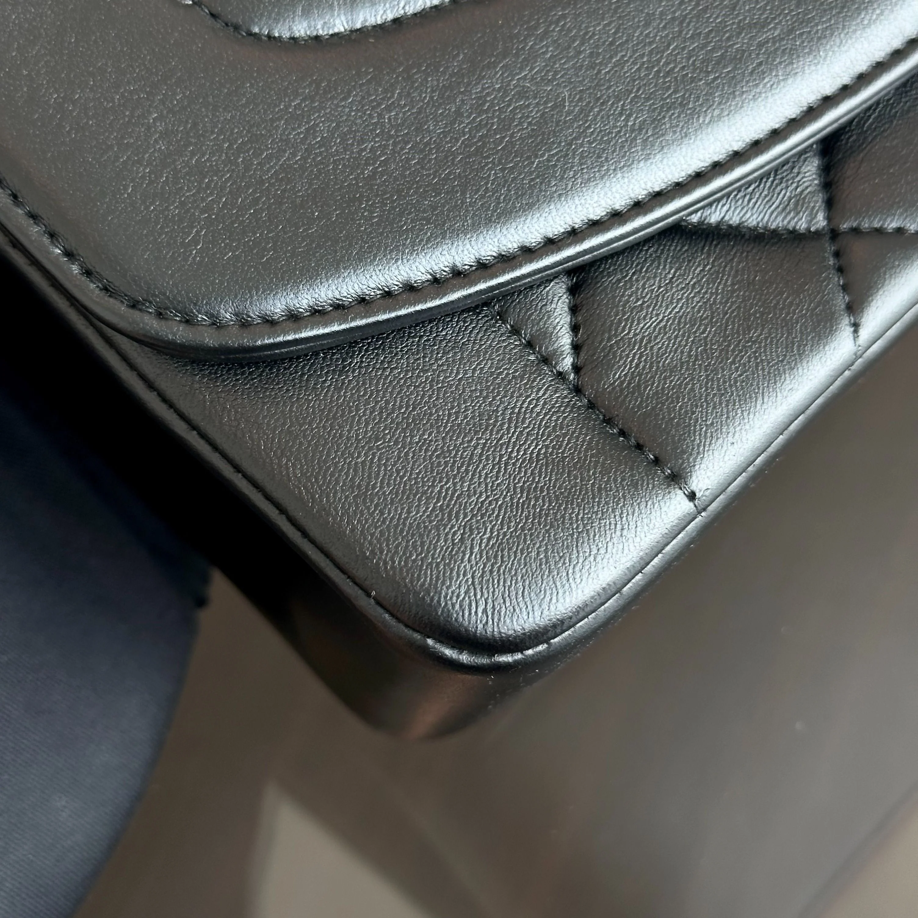 Chanel Diana Medium Vintage 24K Gold Quilted Lambskin Flap Black GHW No 2 - Best Luxury Designers