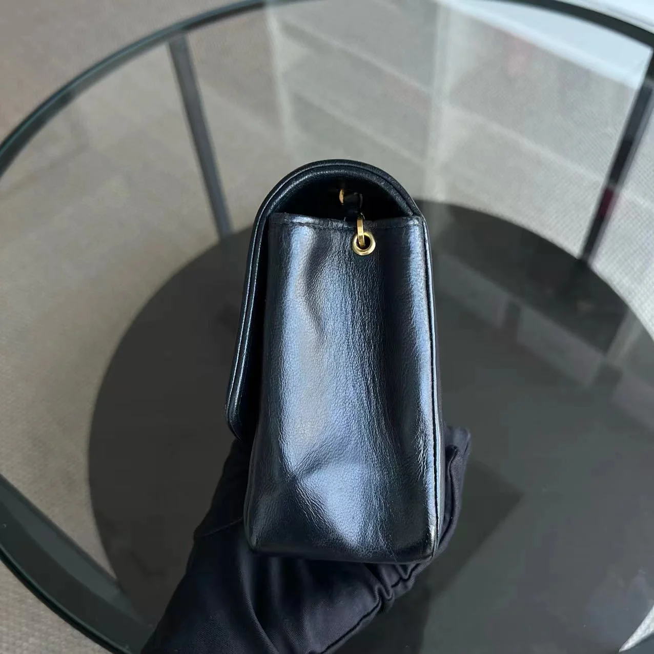 Chanel Diana Small 23CM Vintage Quilted Lambskin Black Golden Hardware Series 2 - Best Luxury Designers