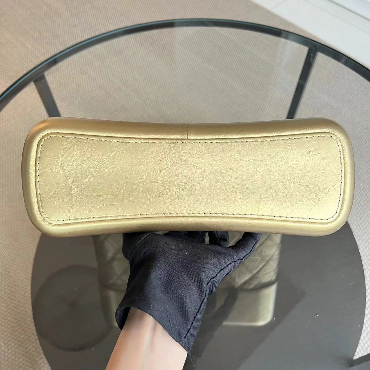 Chanel Gabrielle Medium 28CM Quilted Calfskin Gold GHW - Best Luxury Designers