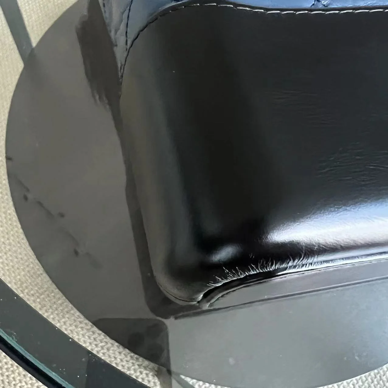 Chanel Gabrielle Medium Quilted Calfskin Blue Black Two-Tone Hardware Series 26 - Best Luxury Designers