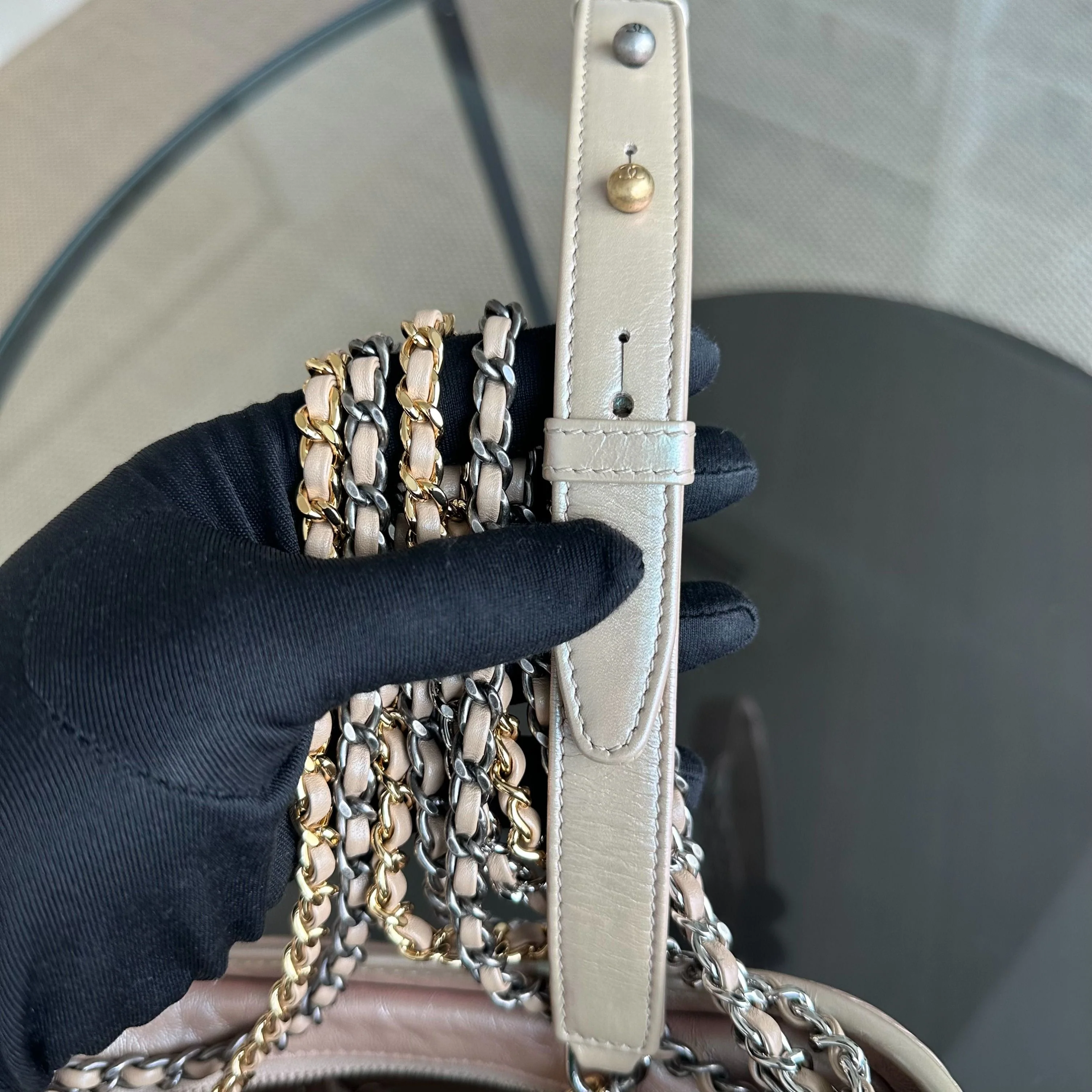 Chanel Gabrielle Small Hobo Quilted Calfskin Iridescent Pink GHW No 27 - Best Luxury Designers