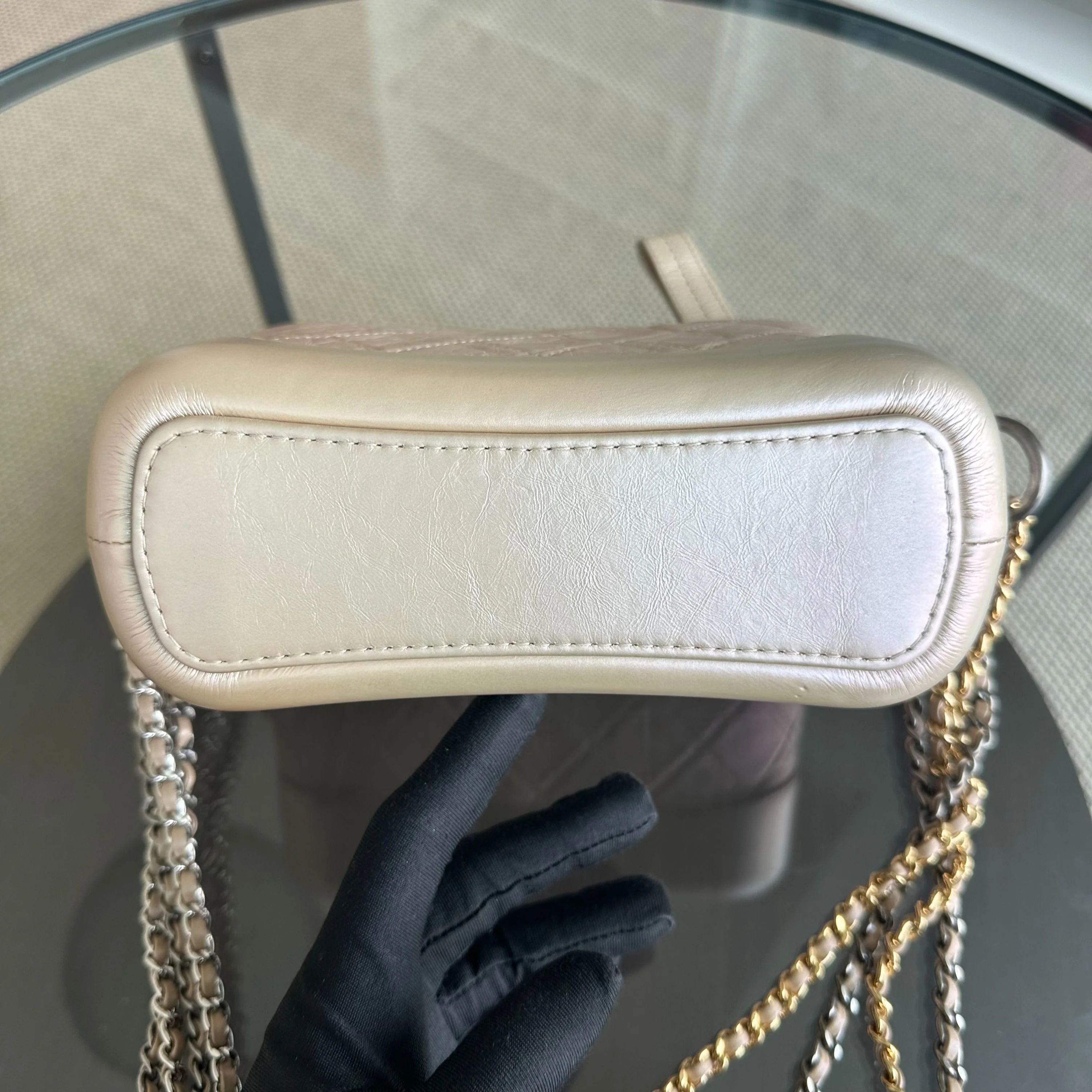 Chanel Gabrielle Small Hobo Quilted Calfskin Iridescent Pink GHW No 27 - Best Luxury Designers