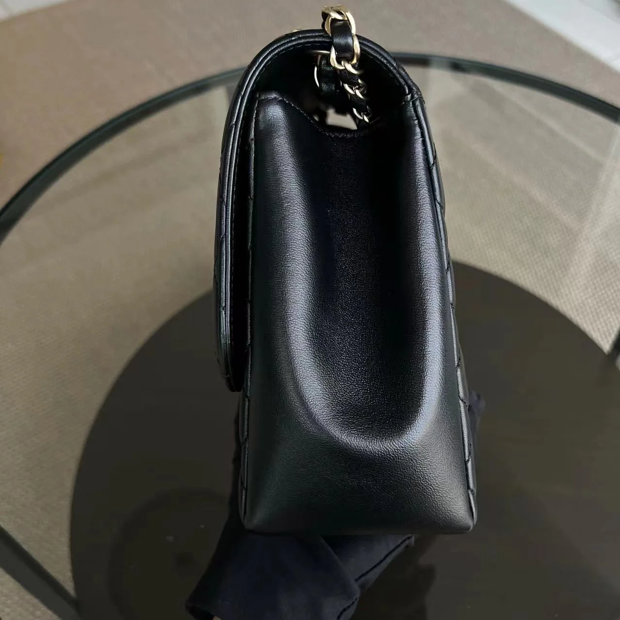 Chanel Mademoiselle Chic Seasonal Flap Jumbo 30CM Quilted Lambskin Black GHW No 21 - Best Luxury Designers