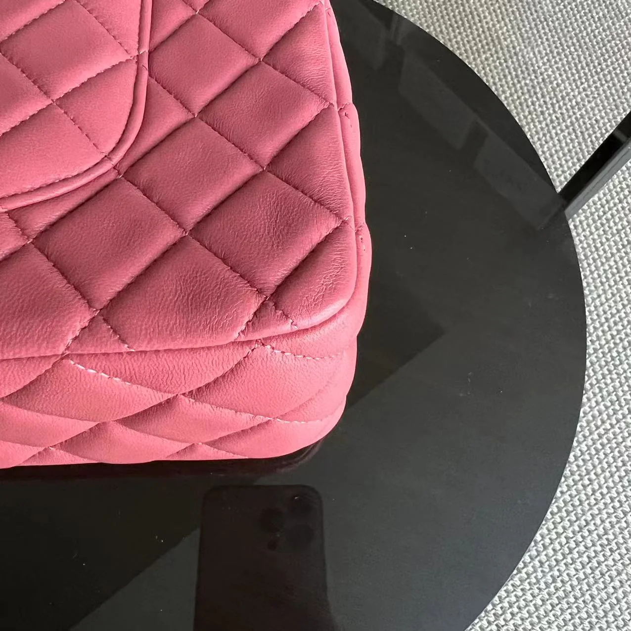 Chanel Medium Classic Flap Valentine Seasonal Flap Quilted Lambskin Sakura Pink Golden Hardware Series 19 - Best Luxury Designers