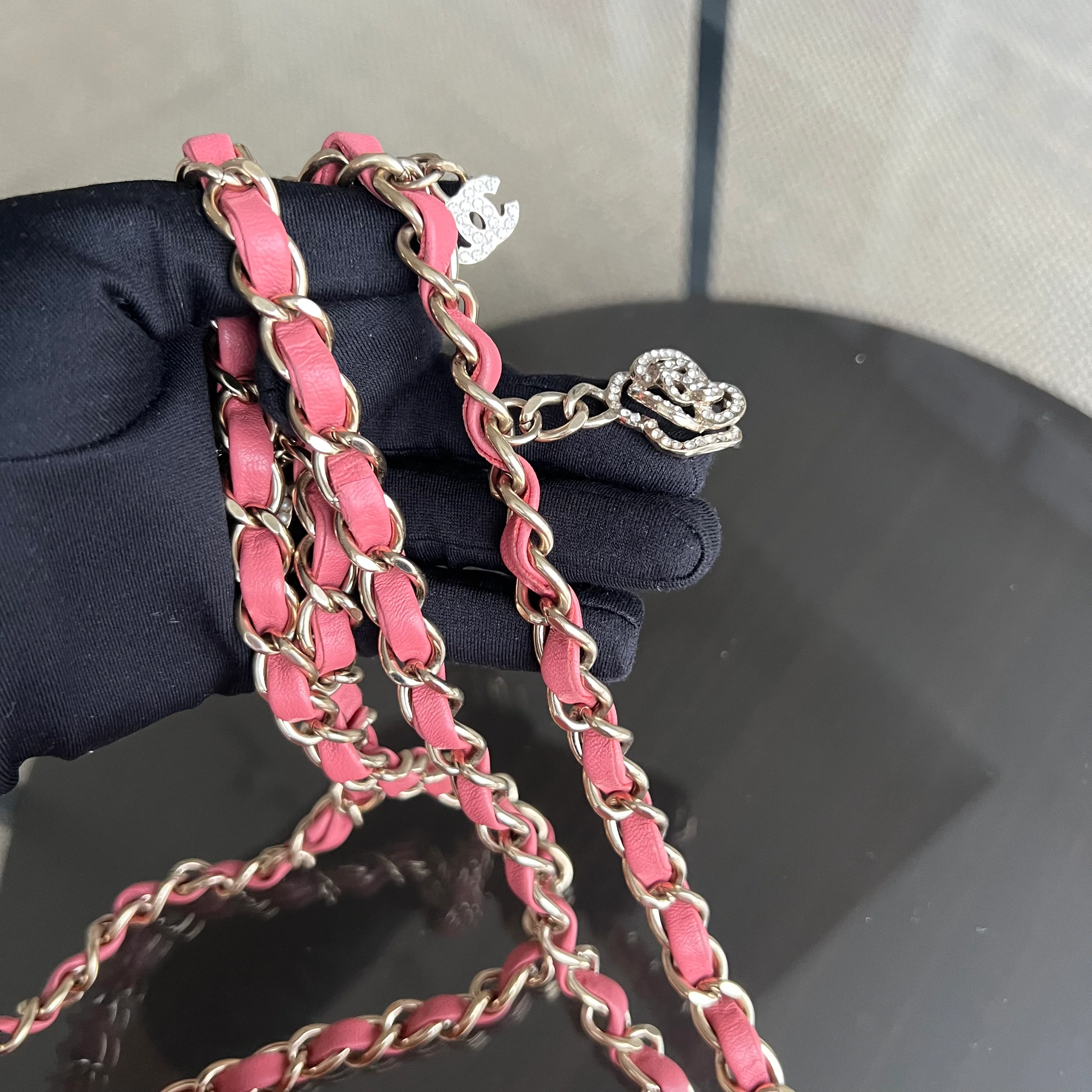 Chanel Medium Classic Flap Valentine Seasonal Quilted Lambskin Pink Series 19 - Best Luxury Designers