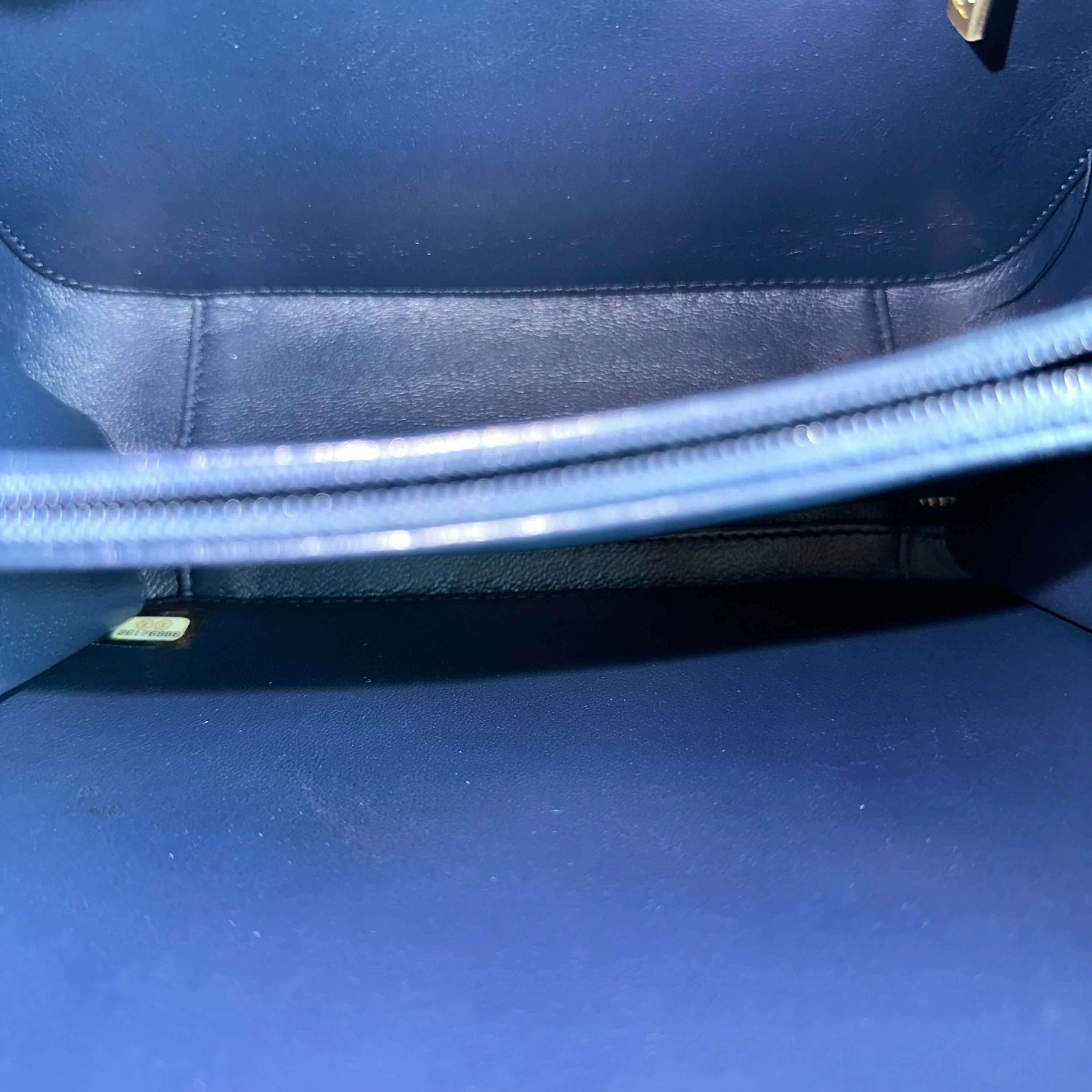 Chanel Medium Vanity Case Caviar Dark Blue GHW No 26 - Best Luxury Designers