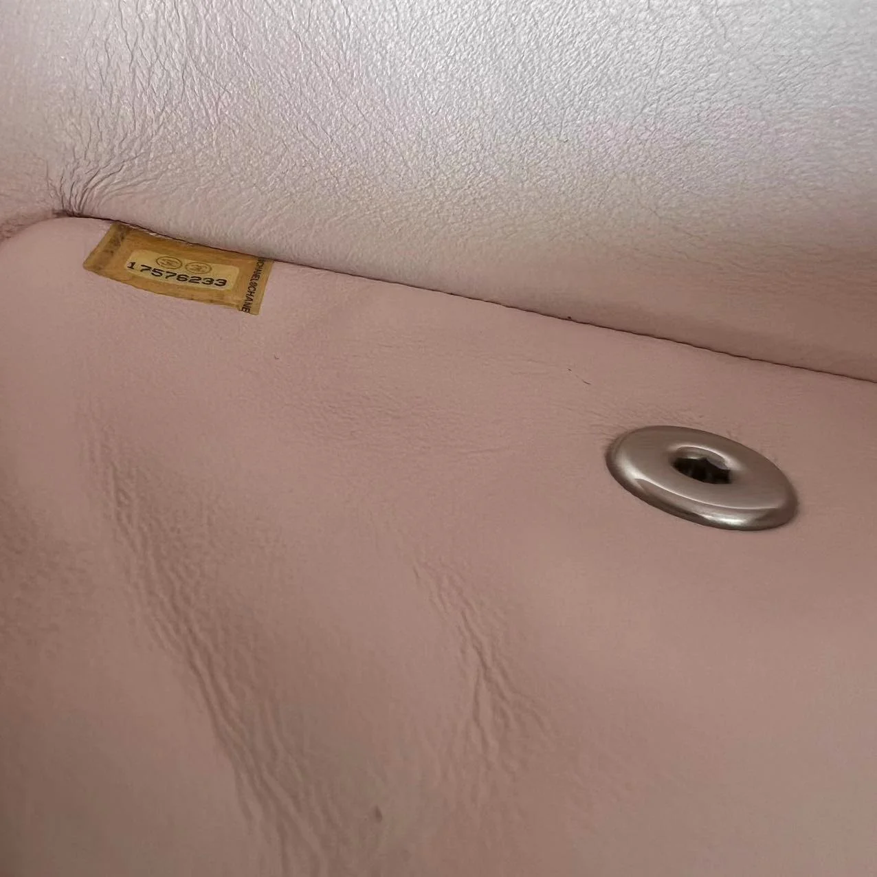 Chanel Mini Square Classic Flap Quilted Patent Calfskin Light Pink Yellow SHW No 17 - Best Luxury Designers