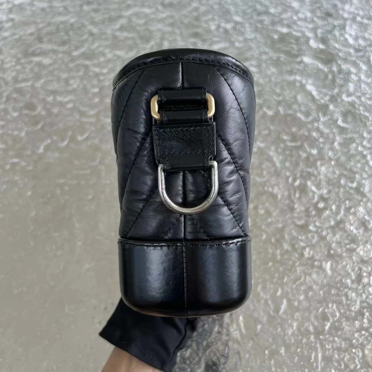 Chanel Small Gabrielle Chevron Calfskin Black Golden Hardware Series 27 - Best Luxury Designers