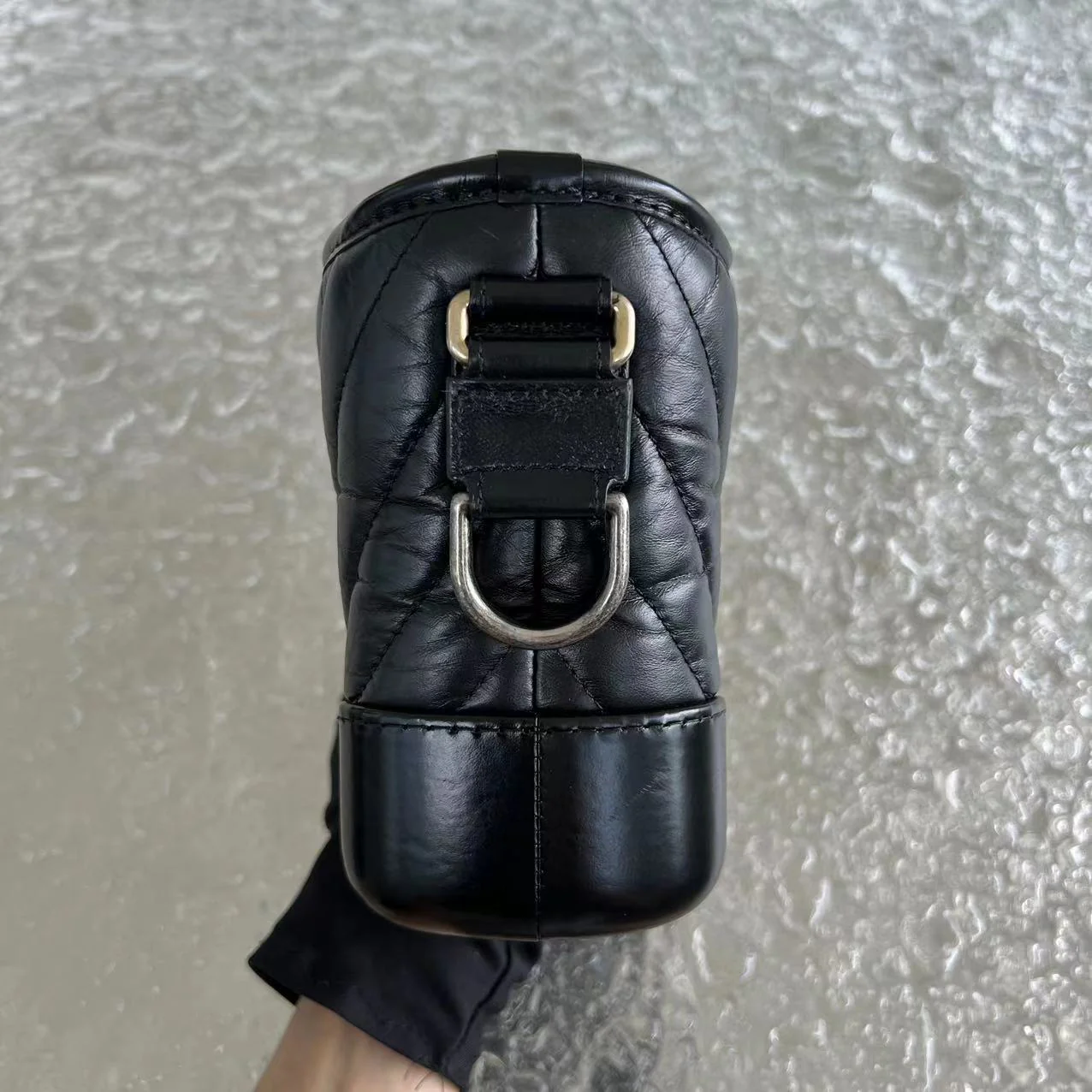 Chanel Small Gabrielle Chevron Calfskin Black Golden Hardware Series 27 - Best Luxury Designers