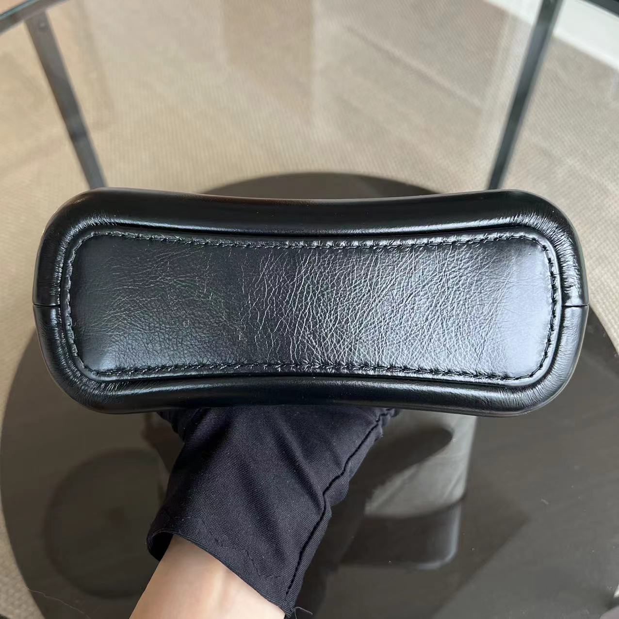 Chanel Small Gabrielle Hobo Quilted Calfskin Black White Two-tone Hardware - Best Luxury Designers