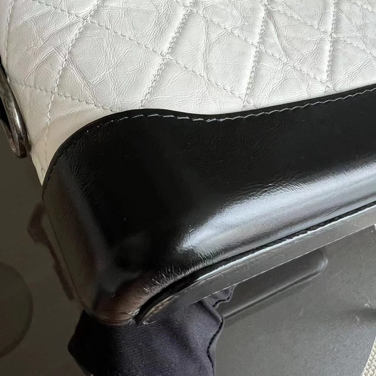 Chanel Small Gabrielle Hobo Quilted Calfskin Black White Two-tone Hardware - Best Luxury Designers