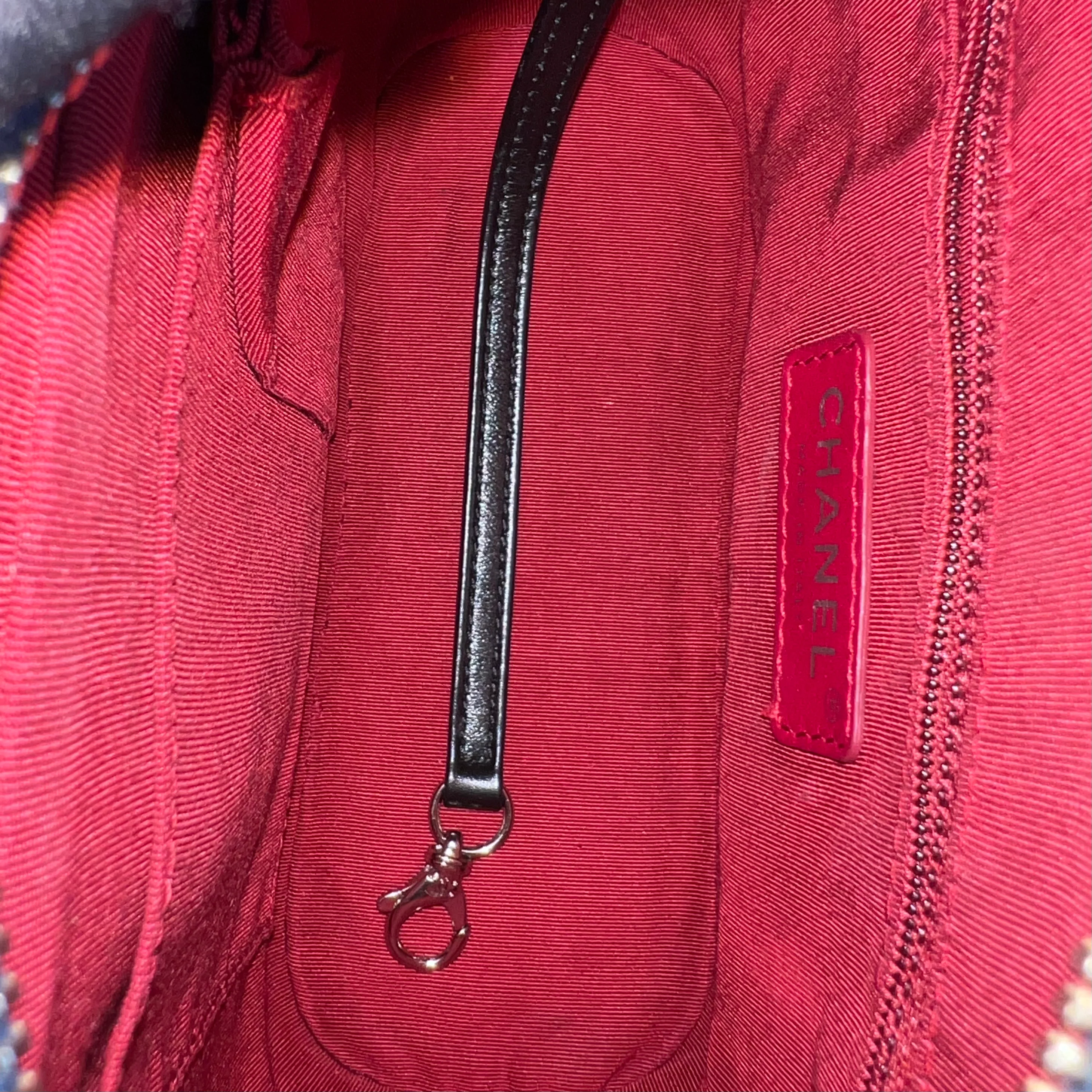 Chanel Small Gabrielle Hobo Quilted Calfskin Dark Blue Black Two-Tone Hardware - Best Luxury Designers