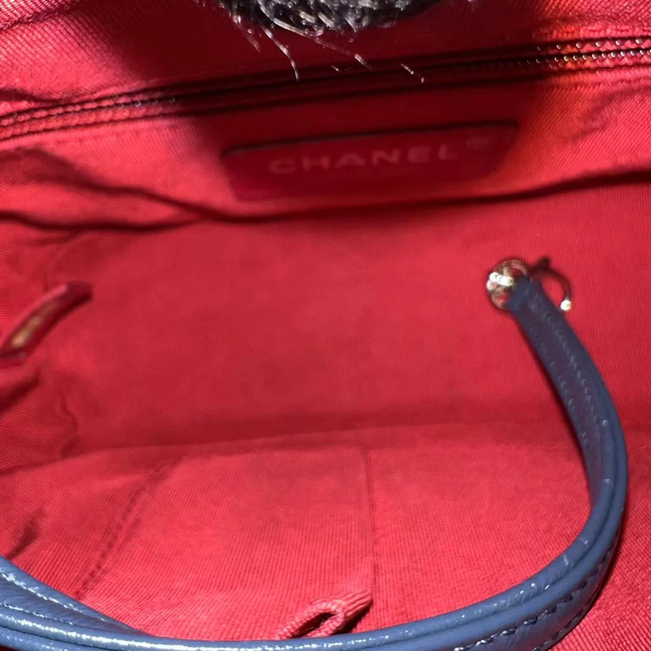 Chanel Small Gabrielle Hobo Quilted Calfskin Dark Blue Blue Two-Tone Hardware Series 24 - Best Luxury Designers