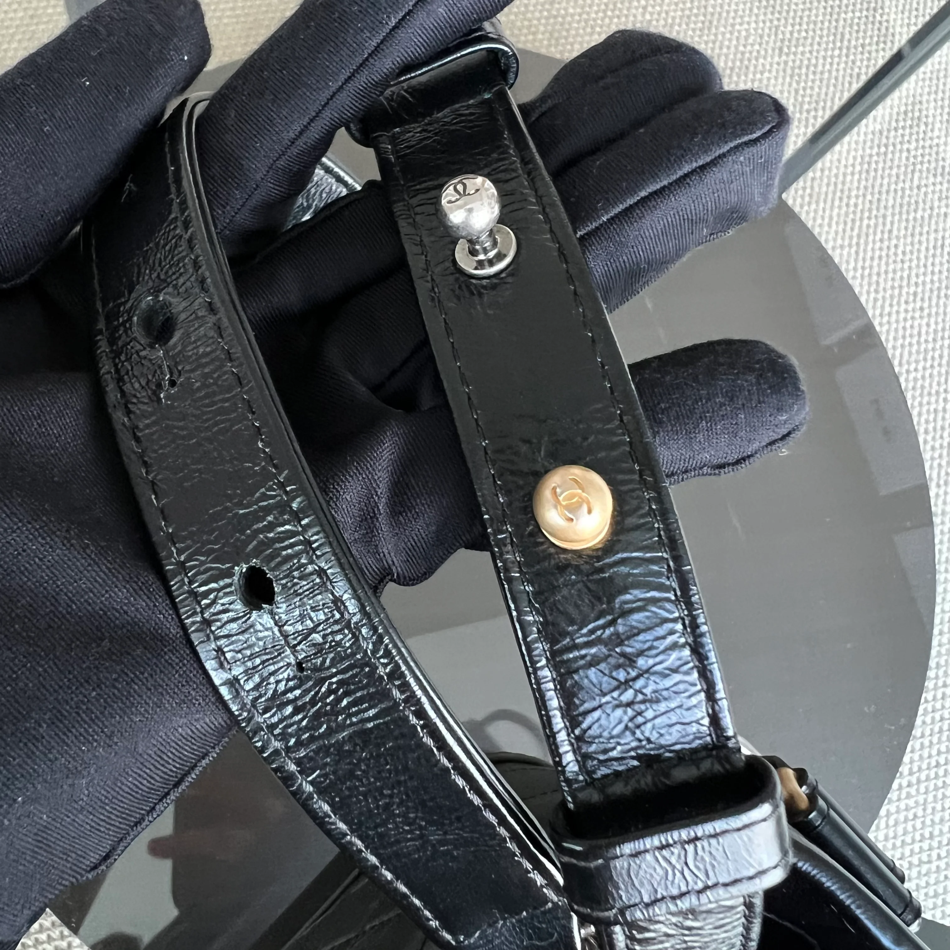 Chanel Small Gabrielle Quilted Calfskin Black Two-Tone Hardware Series 24 - Best Luxury Designers