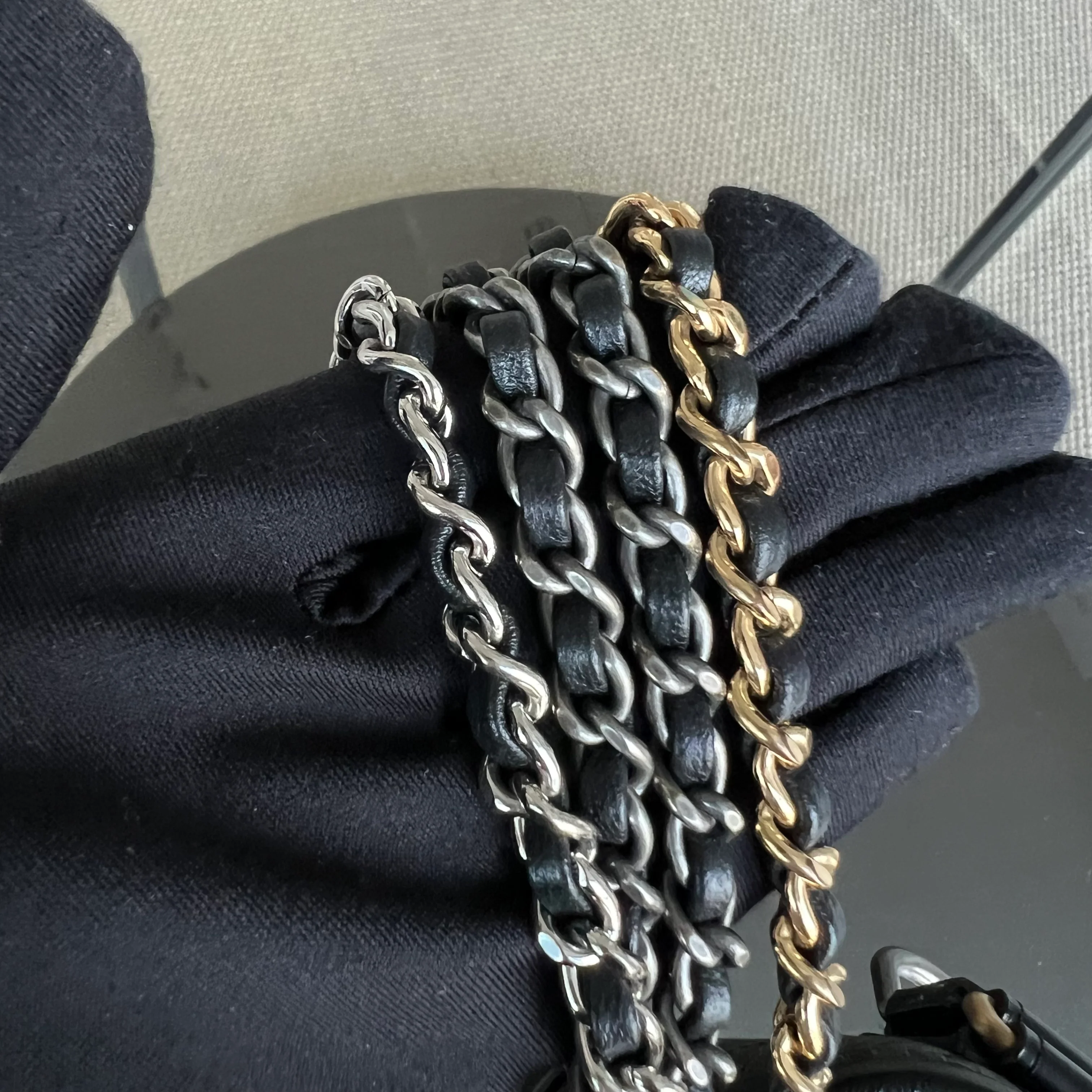 Chanel Small Gabrielle Quilted Calfskin Black Two-Tone Hardware Series 24 - Best Luxury Designers