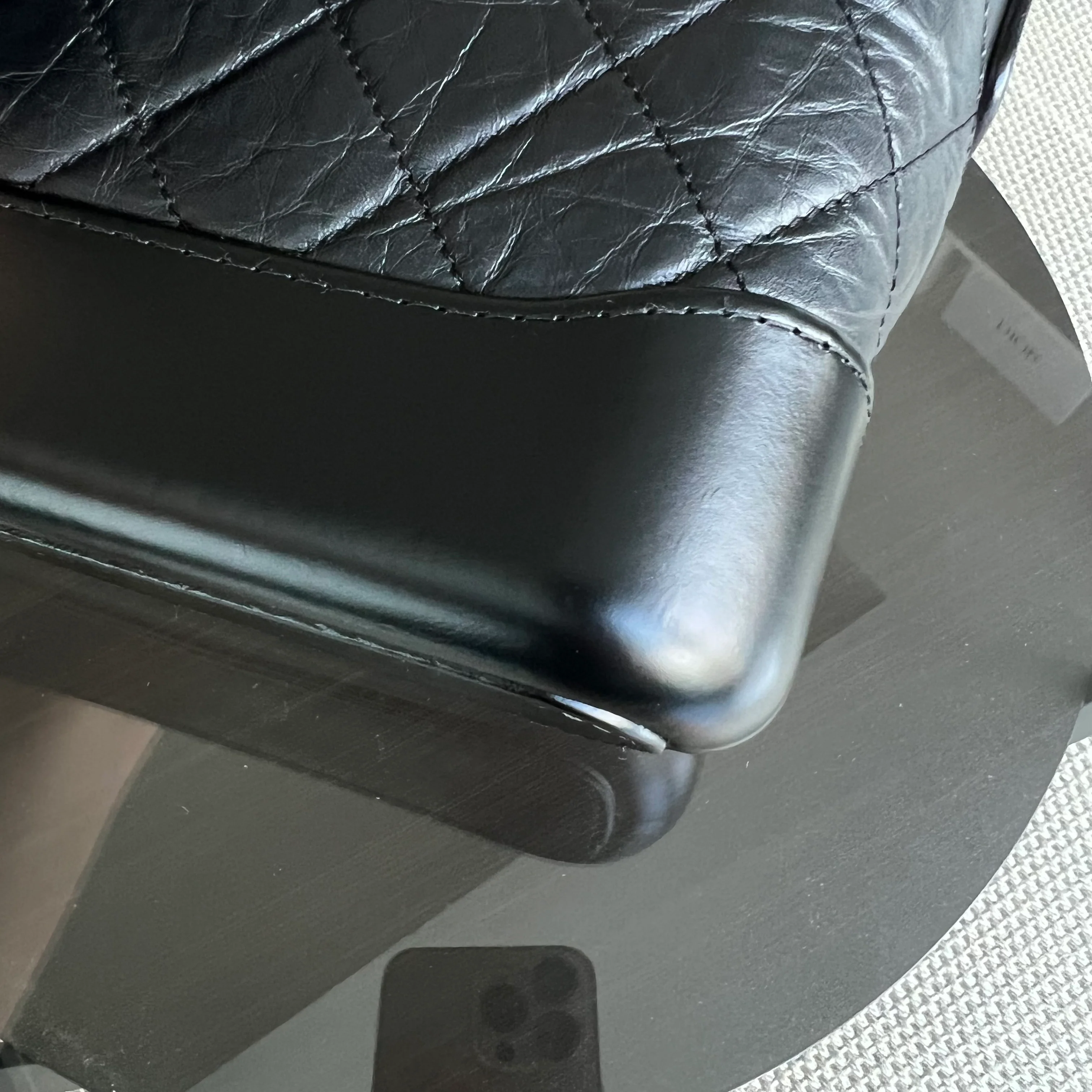 Chanel Small Gabrielle Quilted Calfskin Black Two-Tone Hardware Series 24 - Best Luxury Designers