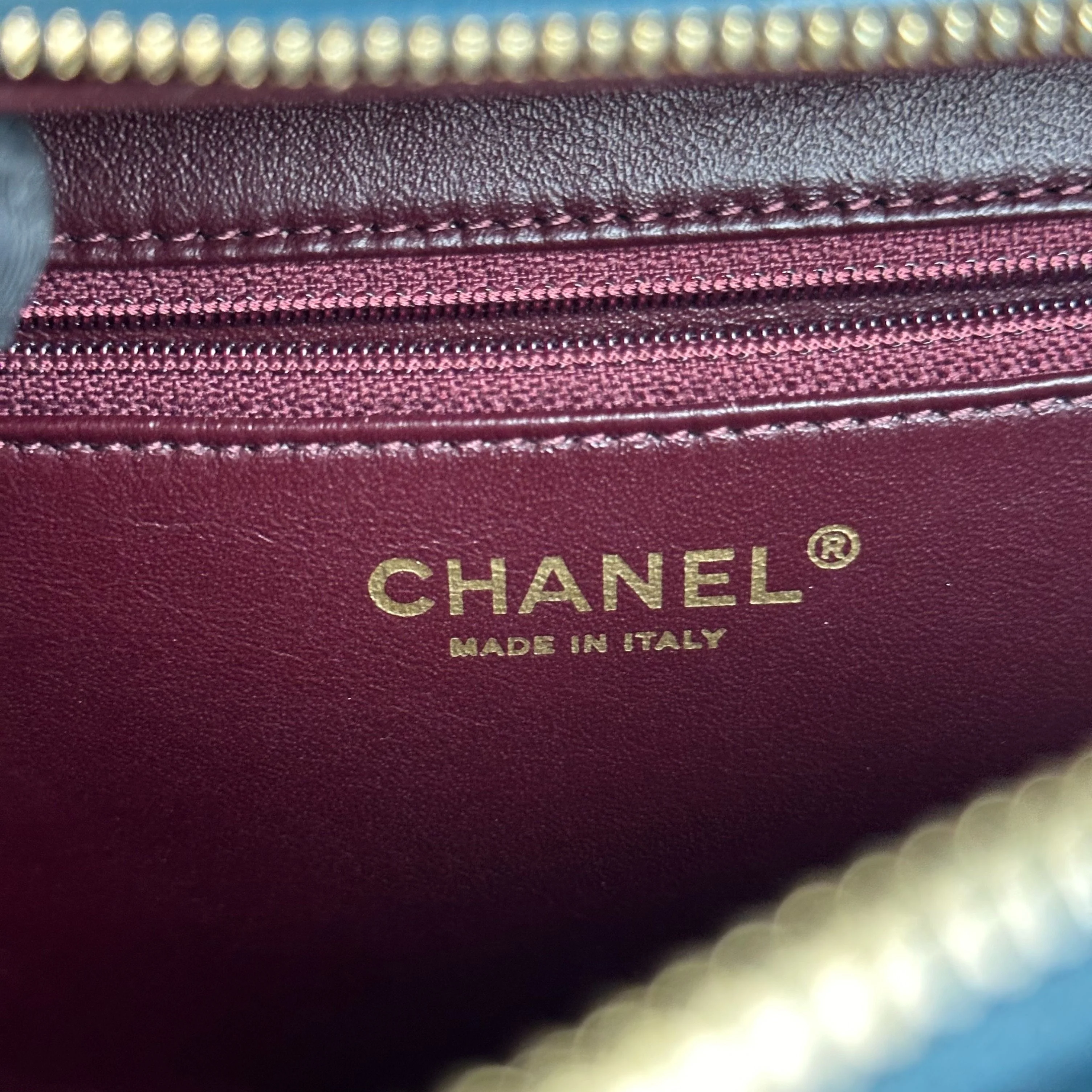 Chanel Trendy CC Quilted Lambskin Bowling Camera Bag Dark Blue SHW No 23 - Best Luxury Designers