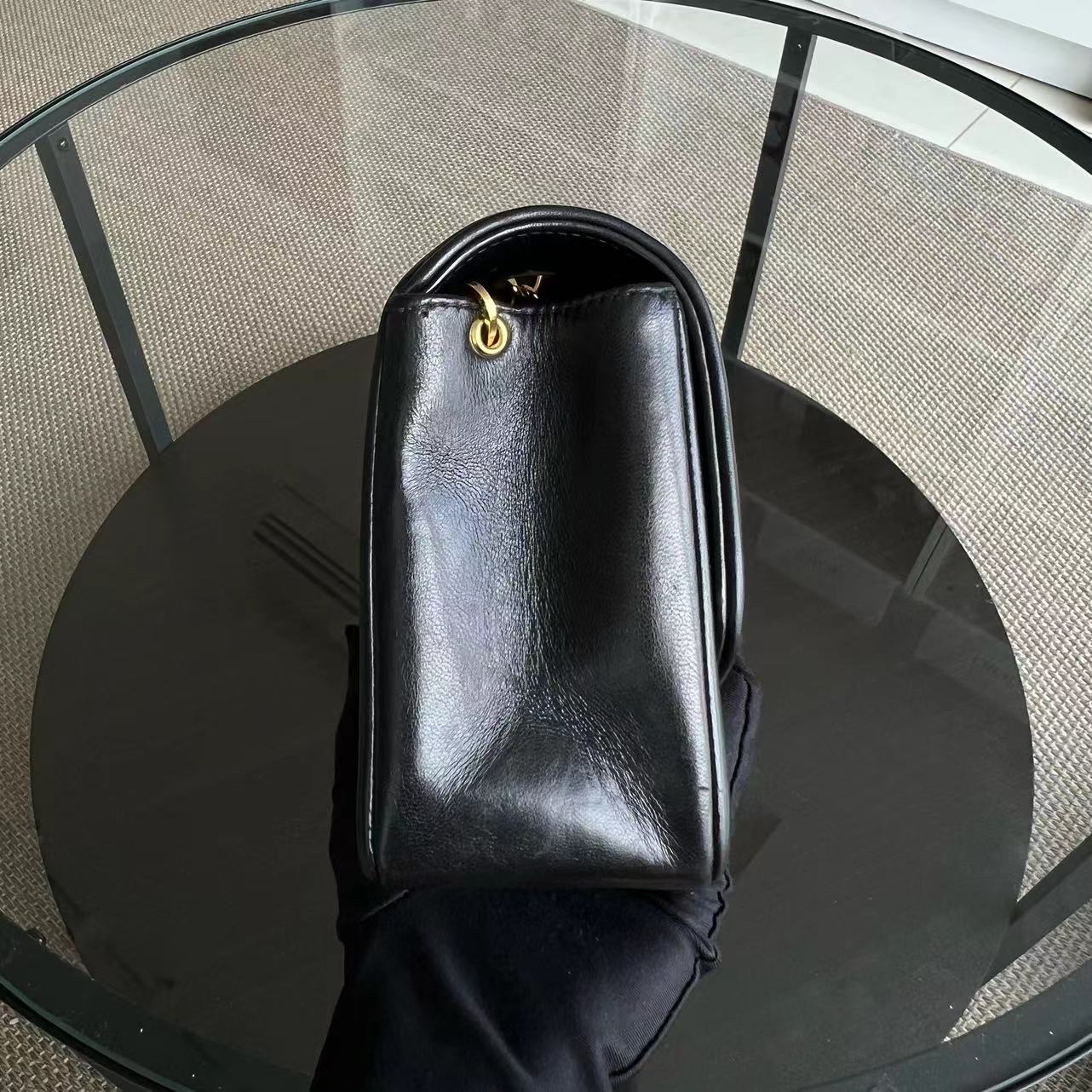 Chanel Vintage Diana Small Quilted Lambskin Black 24K Golden Hardware Series 3 - Best Luxury Designers