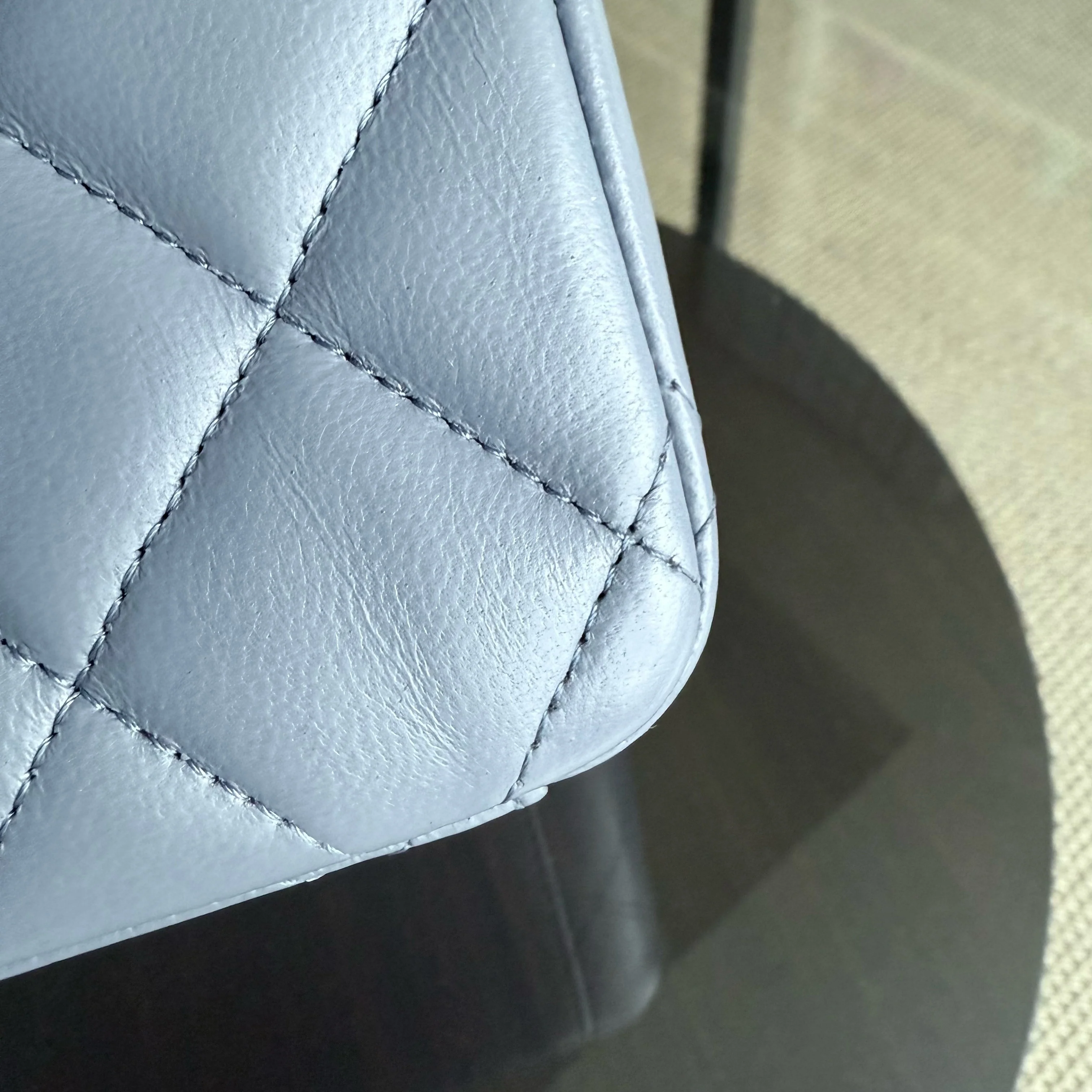 Chanel Classic Flap Maxi - Double Flap Quilted 34CM Lambskin Light Violet Purple Series 15