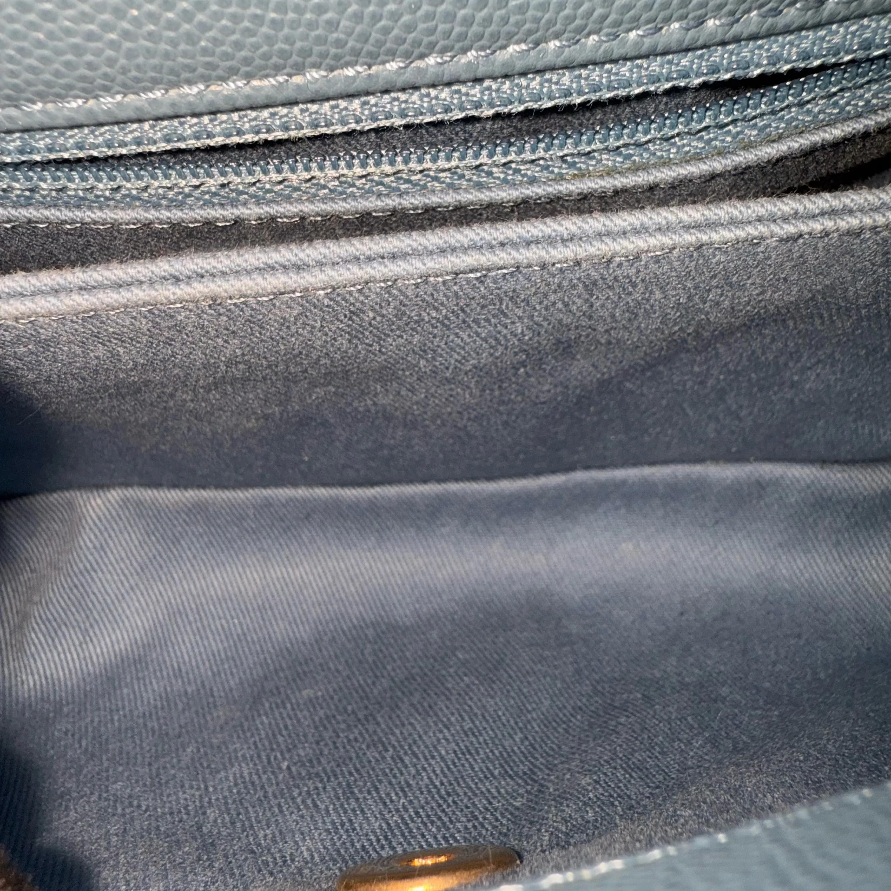 Deposit of Chanel Coco Handle Small - Caviar Quilted Blue Gold Hardware Series 25 (half amount of total)