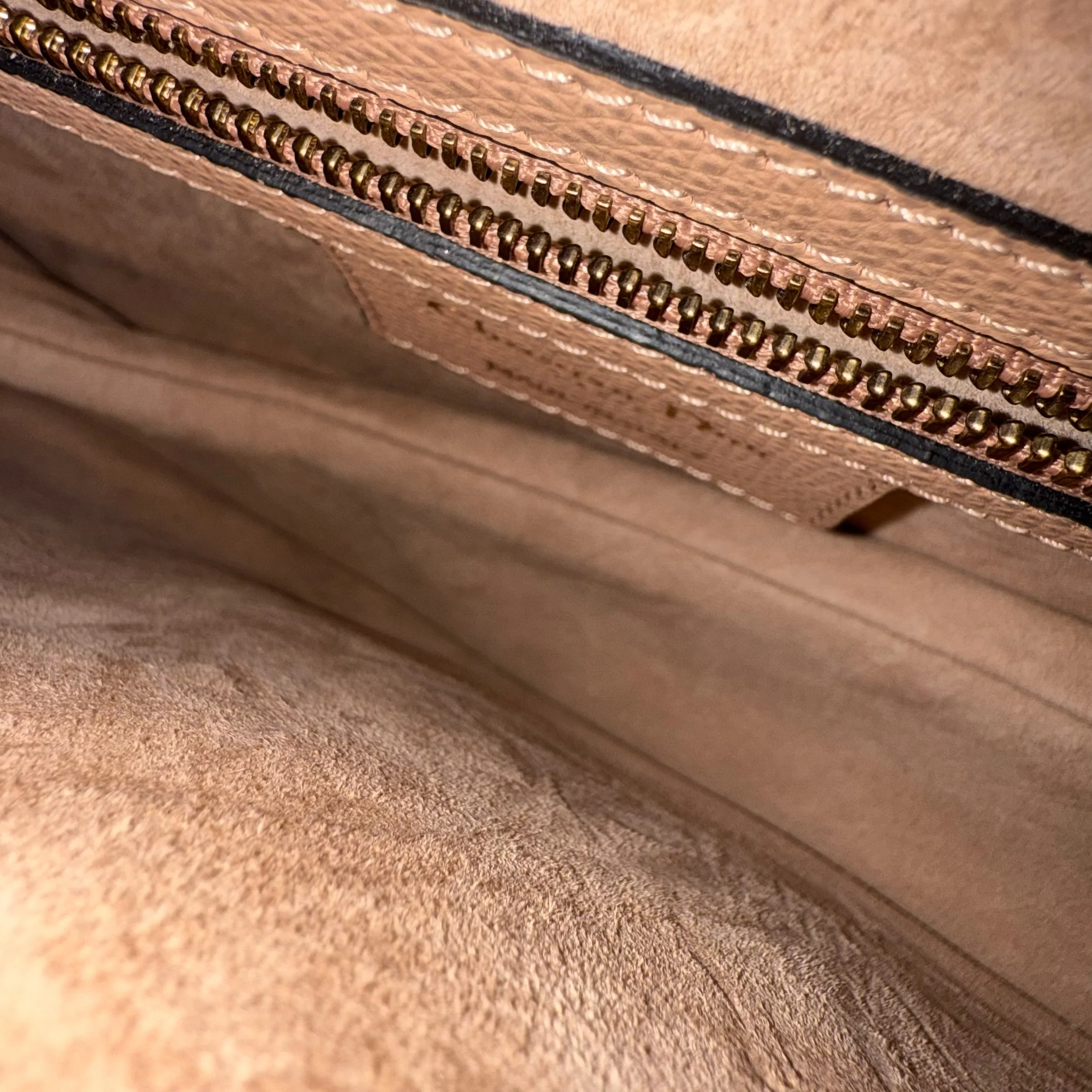 Dior Saddle Medium - Grained Calfskin Nude Pink Blush Gold Hardware